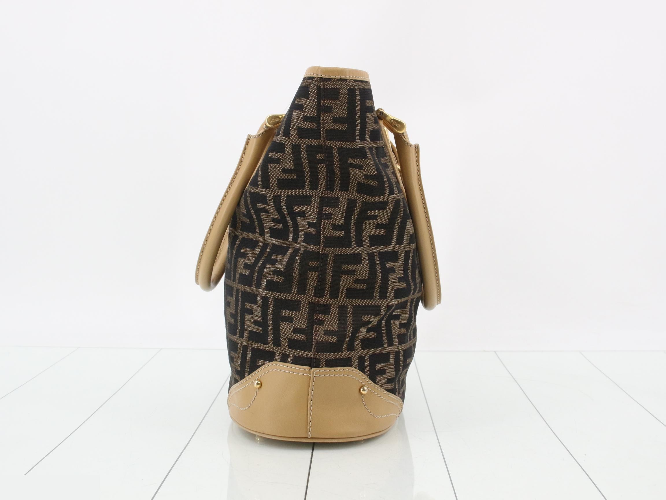 ZUCCA Canvas x Leather Tote Bag — view 4