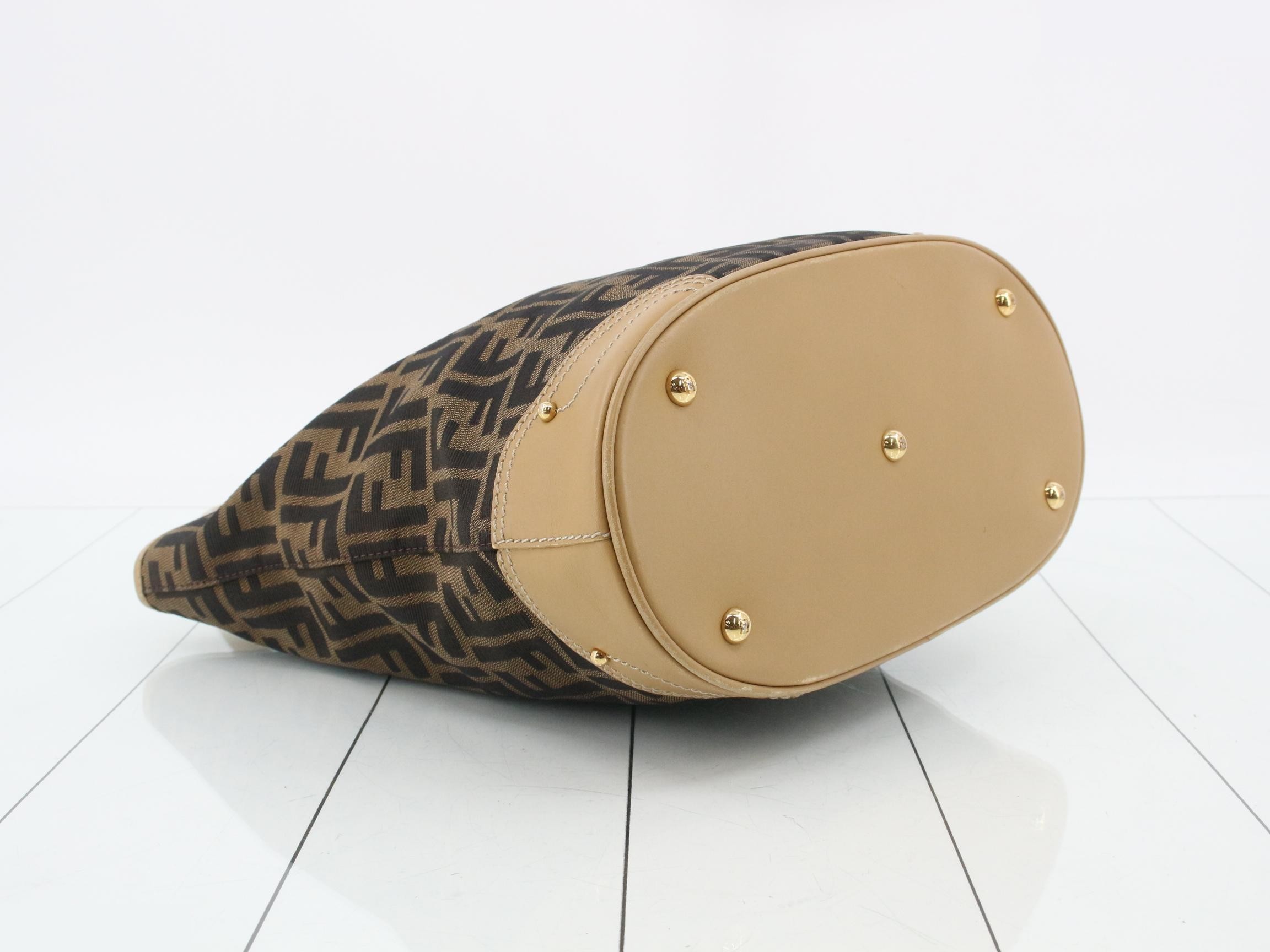 ZUCCA Canvas x Leather Tote Bag — view 5