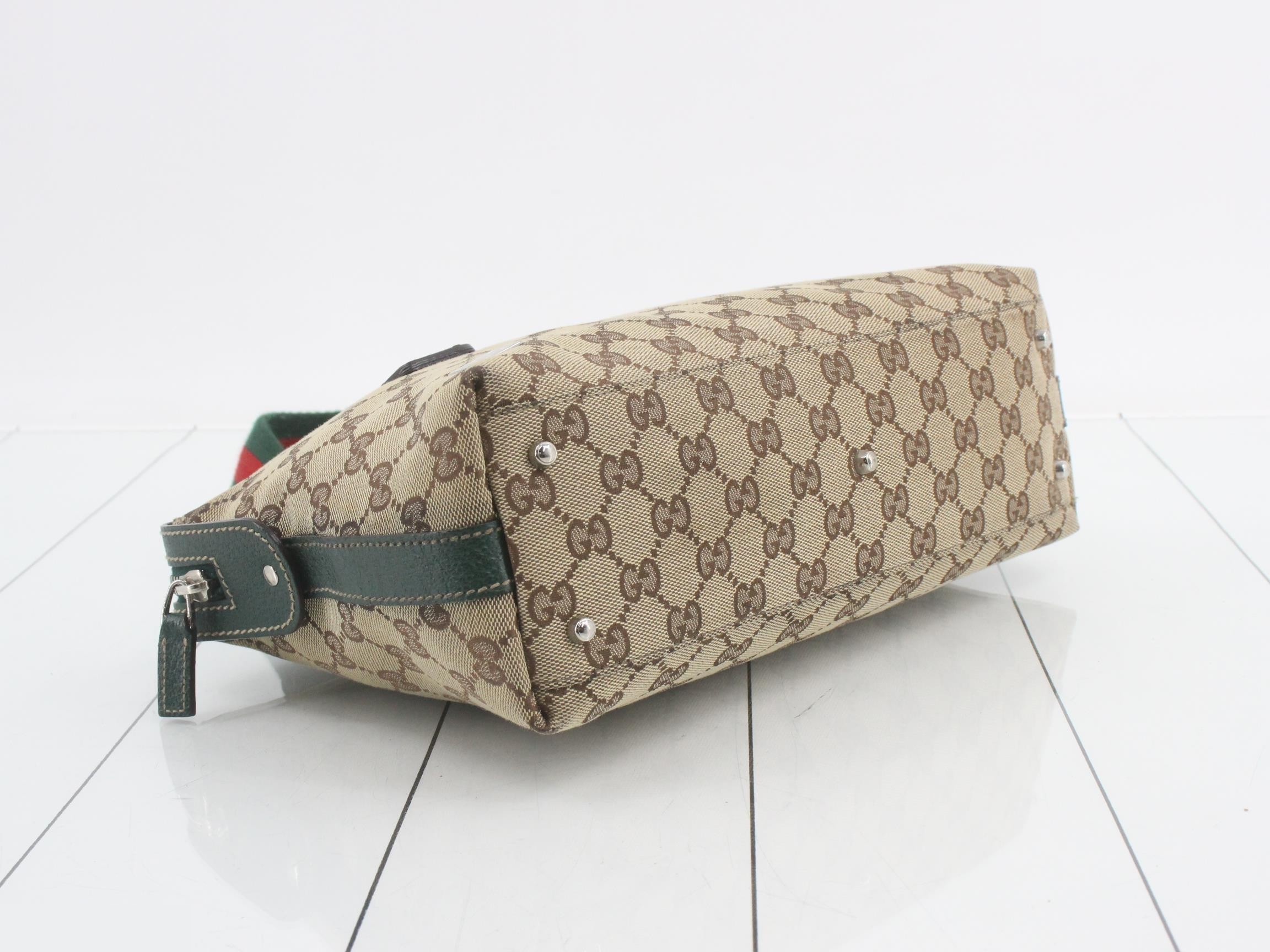 Canvas Shoulder Bag, Sherry Line, 145759, 002122 — view 5