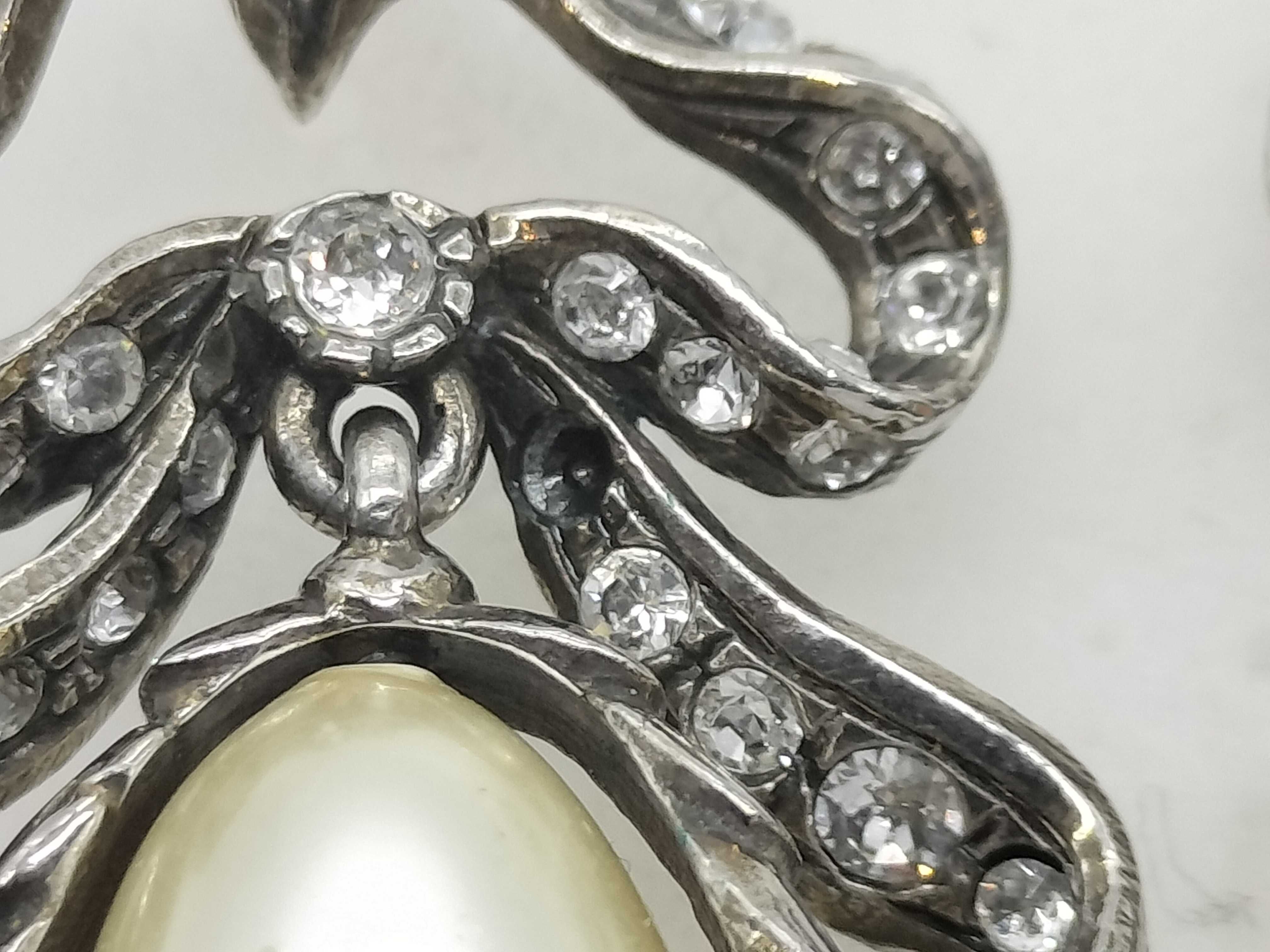 Pearl Cat Earrings — view 3