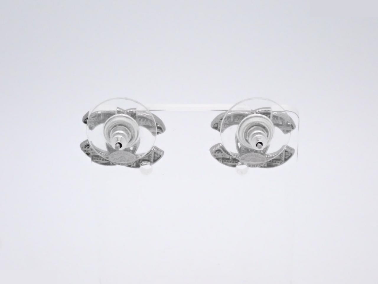 Coco Mark Silver Earrings — view 2