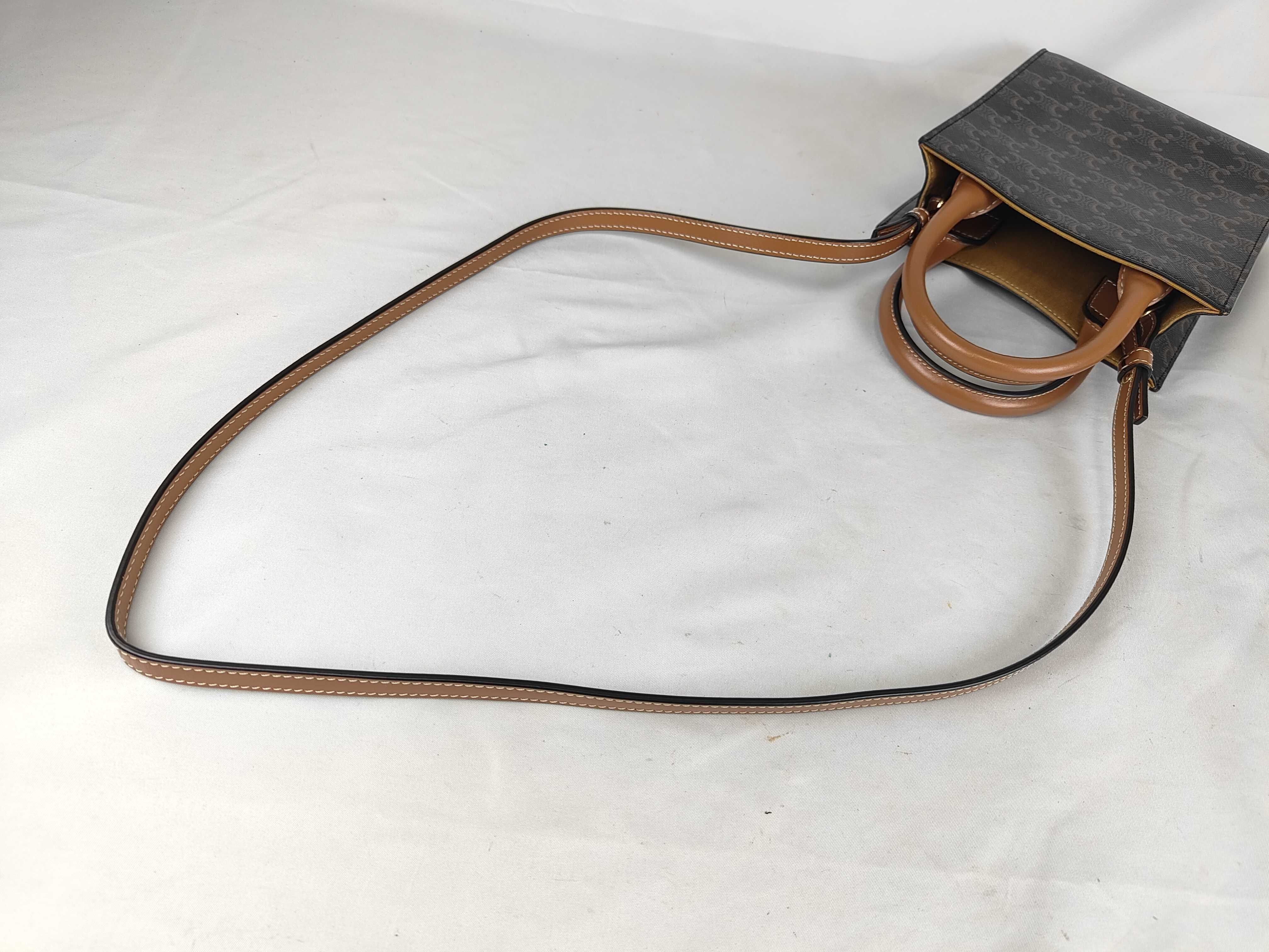 Mini Vertical Cabas Triomphe Handbag — view 6