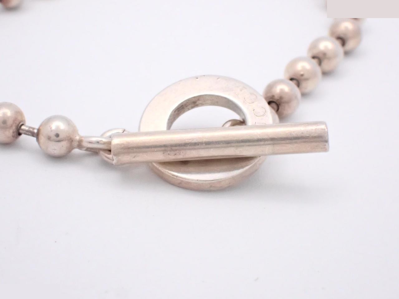 Silver ball chain bracelet, wrist circumference approximately 18cm, 925 sterling silver, 16.2g — view 3