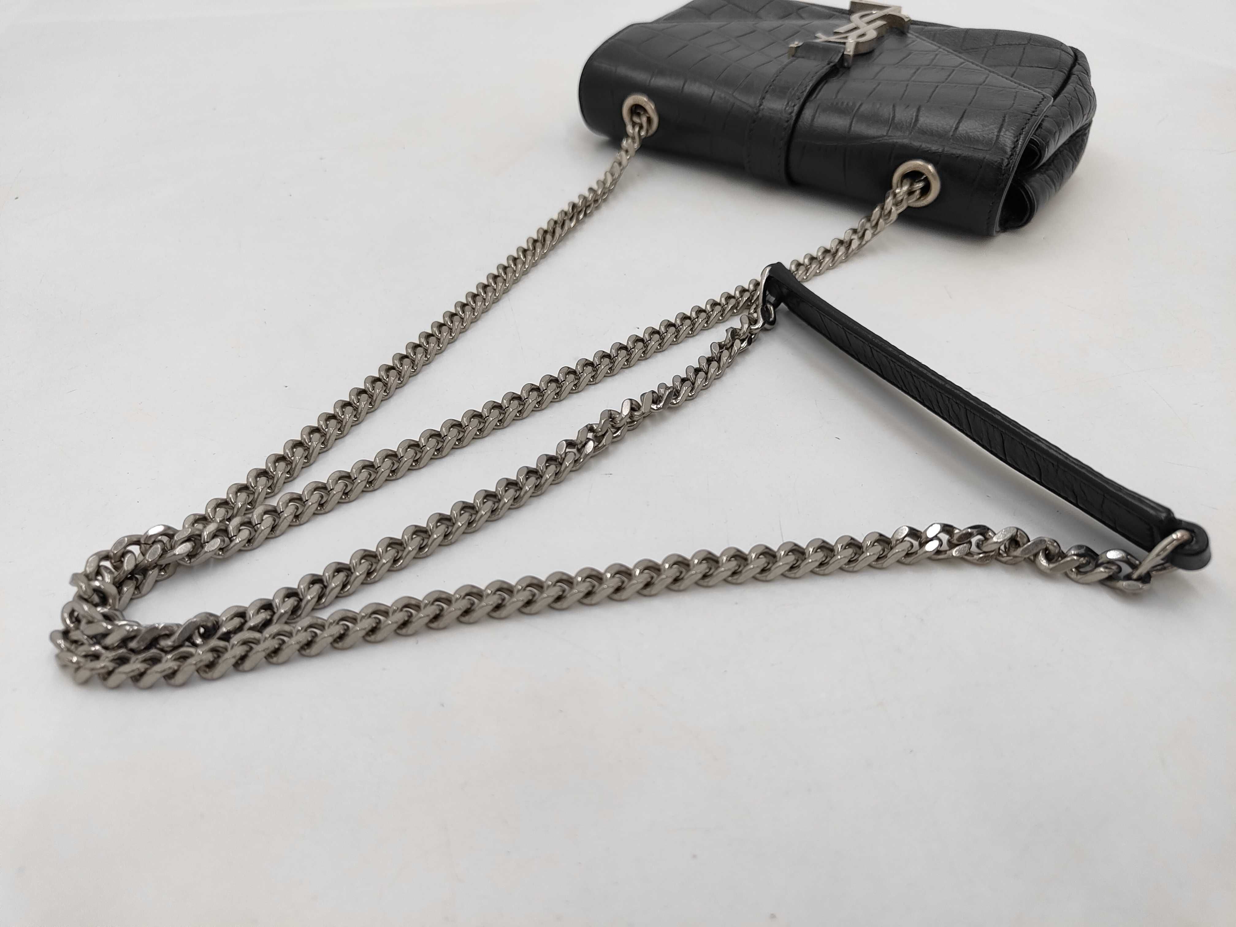Chain Shoulder Bag, Black — view 2