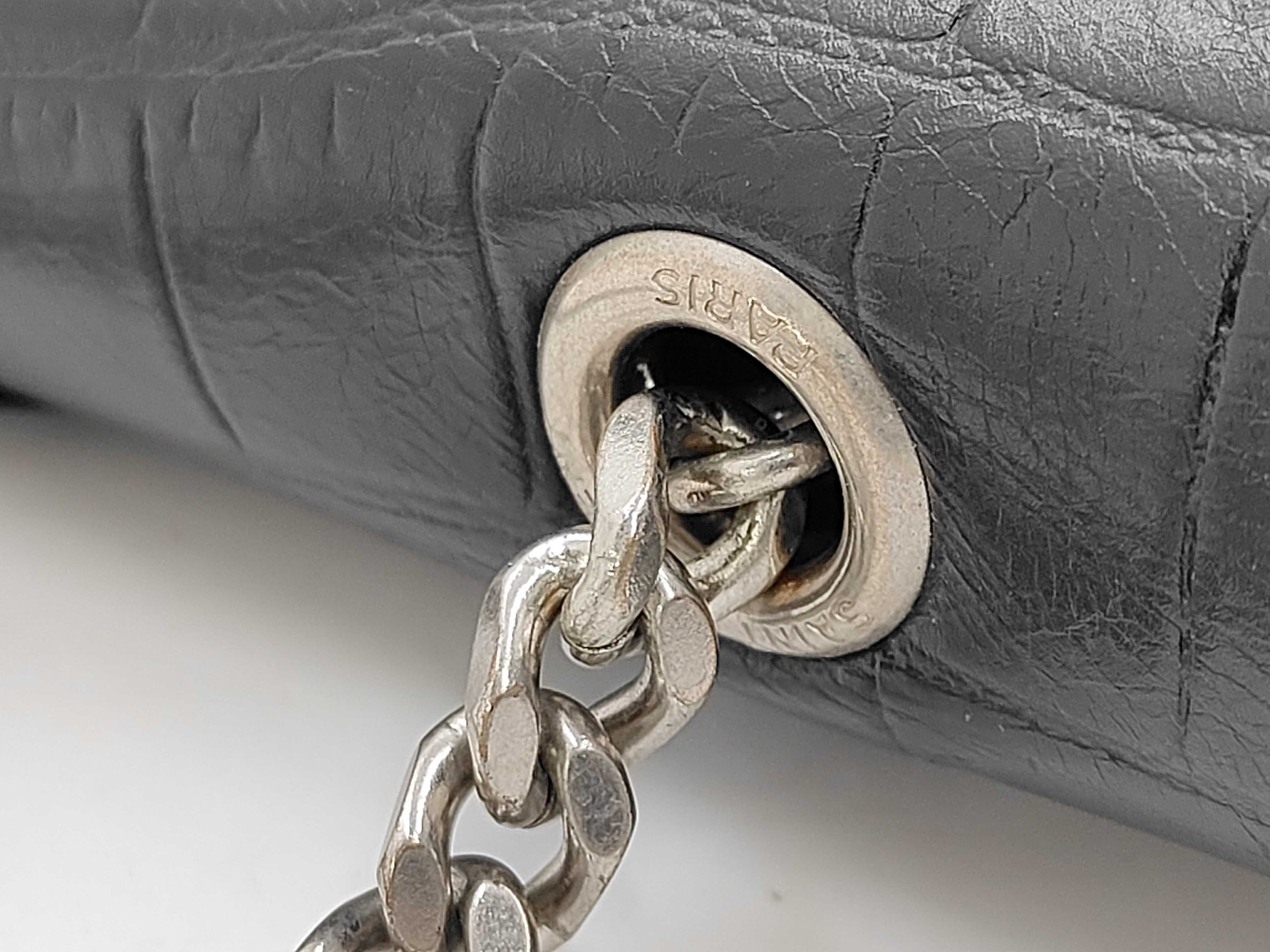 Chain Shoulder Bag, Black — view 4