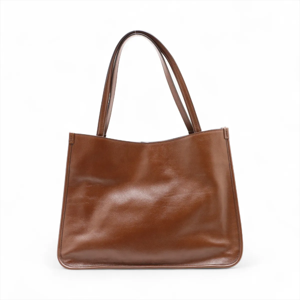 Horsebit 1955 Leather Tote Bag Brown 623694 — view 2