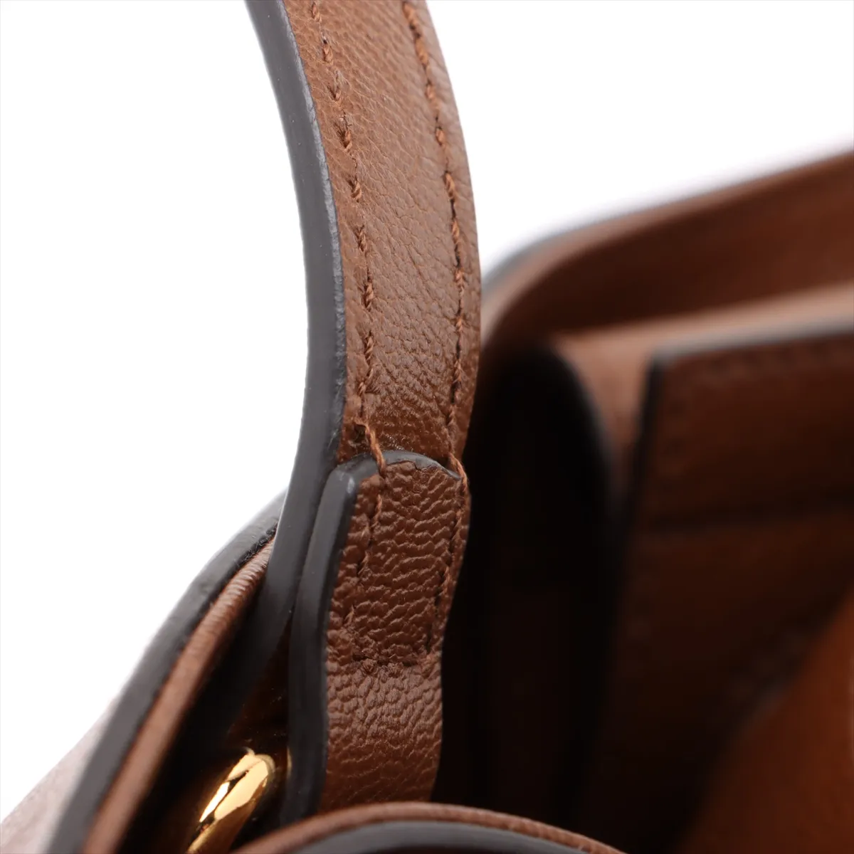 Horsebit 1955 Leather Tote Bag Brown 623694 — view 11