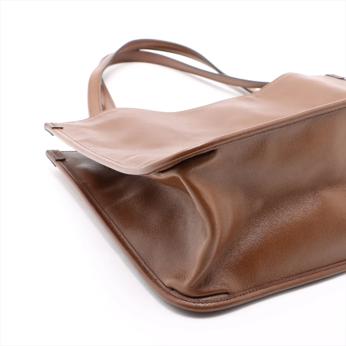 Horsebit 1955 Leather Tote Bag Brown 623694 — view 4
