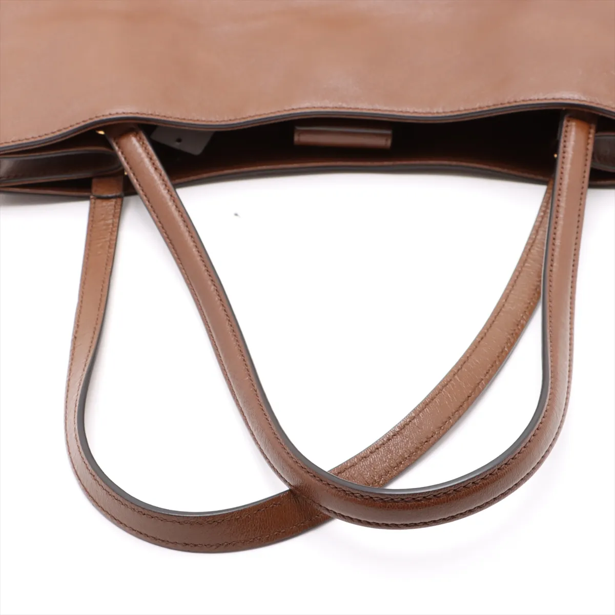 Horsebit 1955 Leather Tote Bag Brown 623694 — view 5