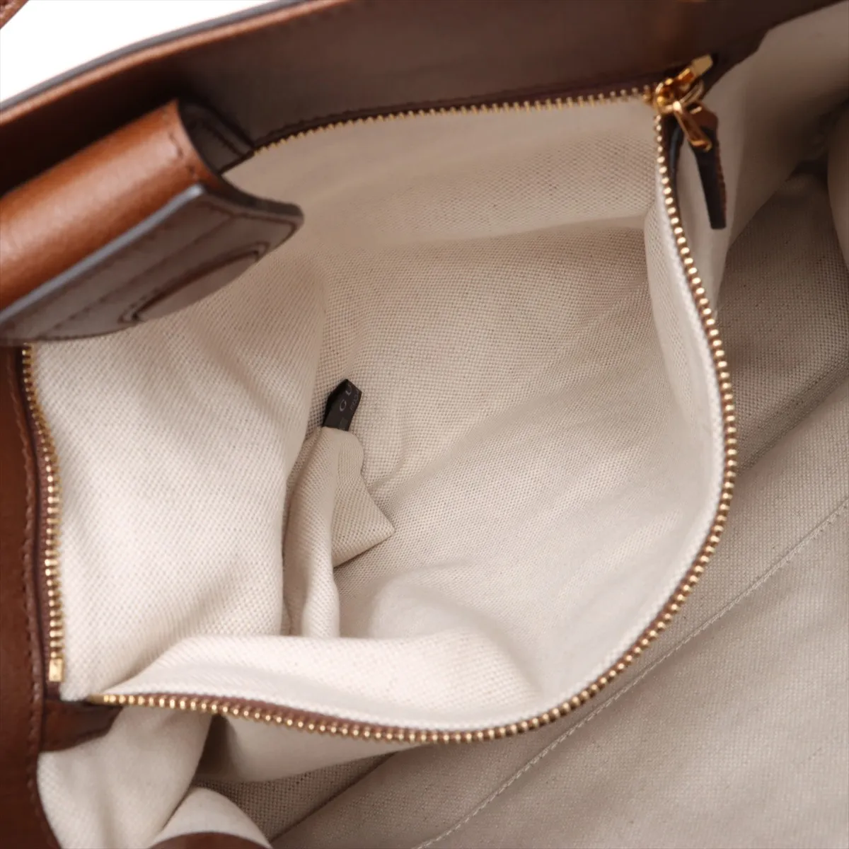 Horsebit 1955 Leather Tote Bag Brown 623694 — view 8