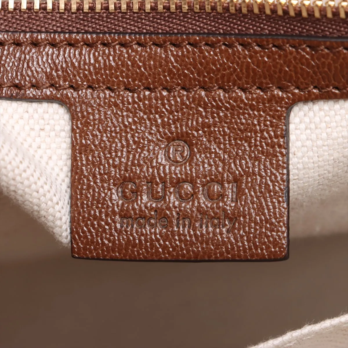 Horsebit 1955 Leather Tote Bag Brown 623694 — view 10