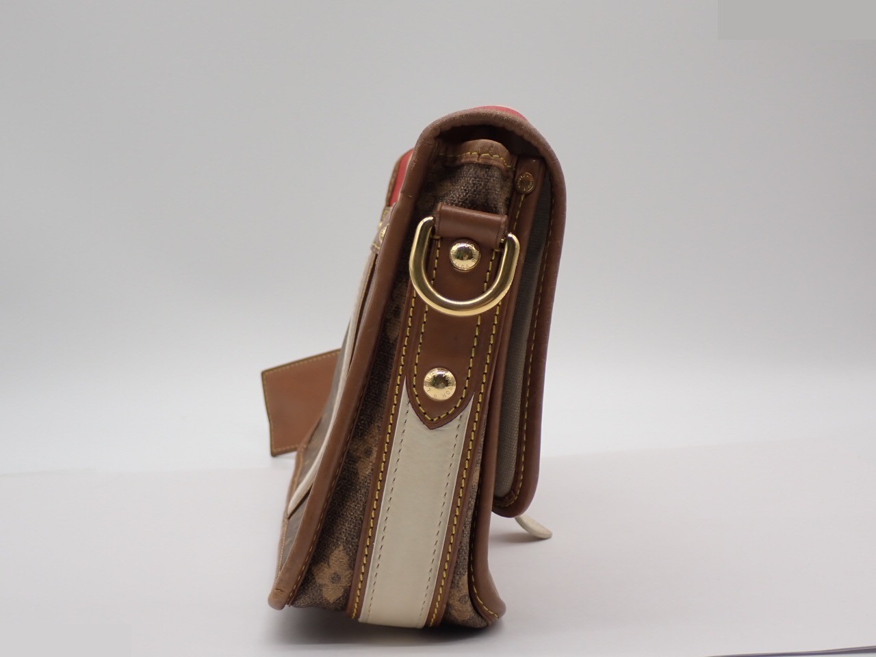 TISSE PARTE RAYURES SHOULDER BAG — view 3