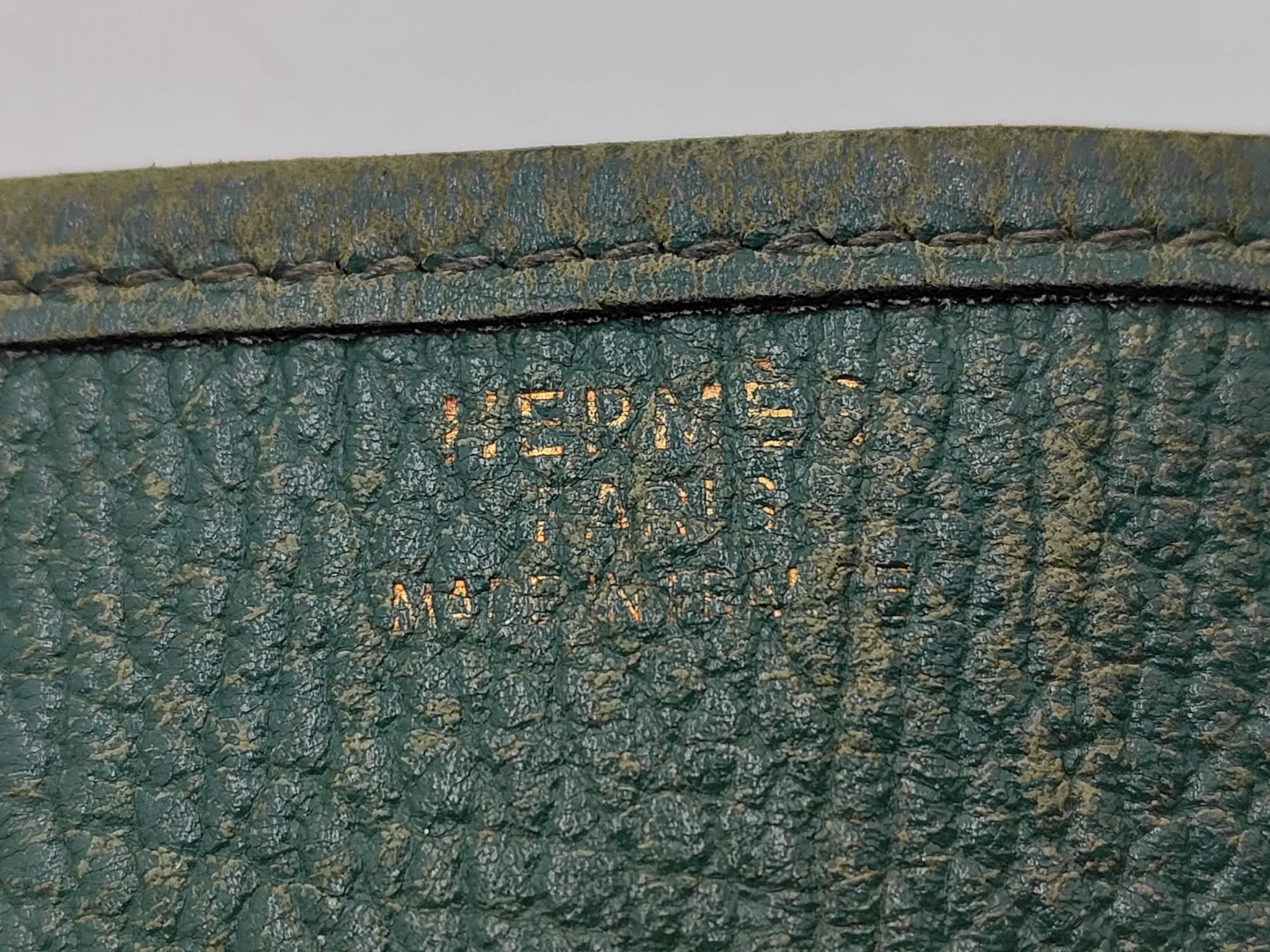 Evelyne GM Shoulder Bag, Green, Gold Hardware, B Stamp — view 9