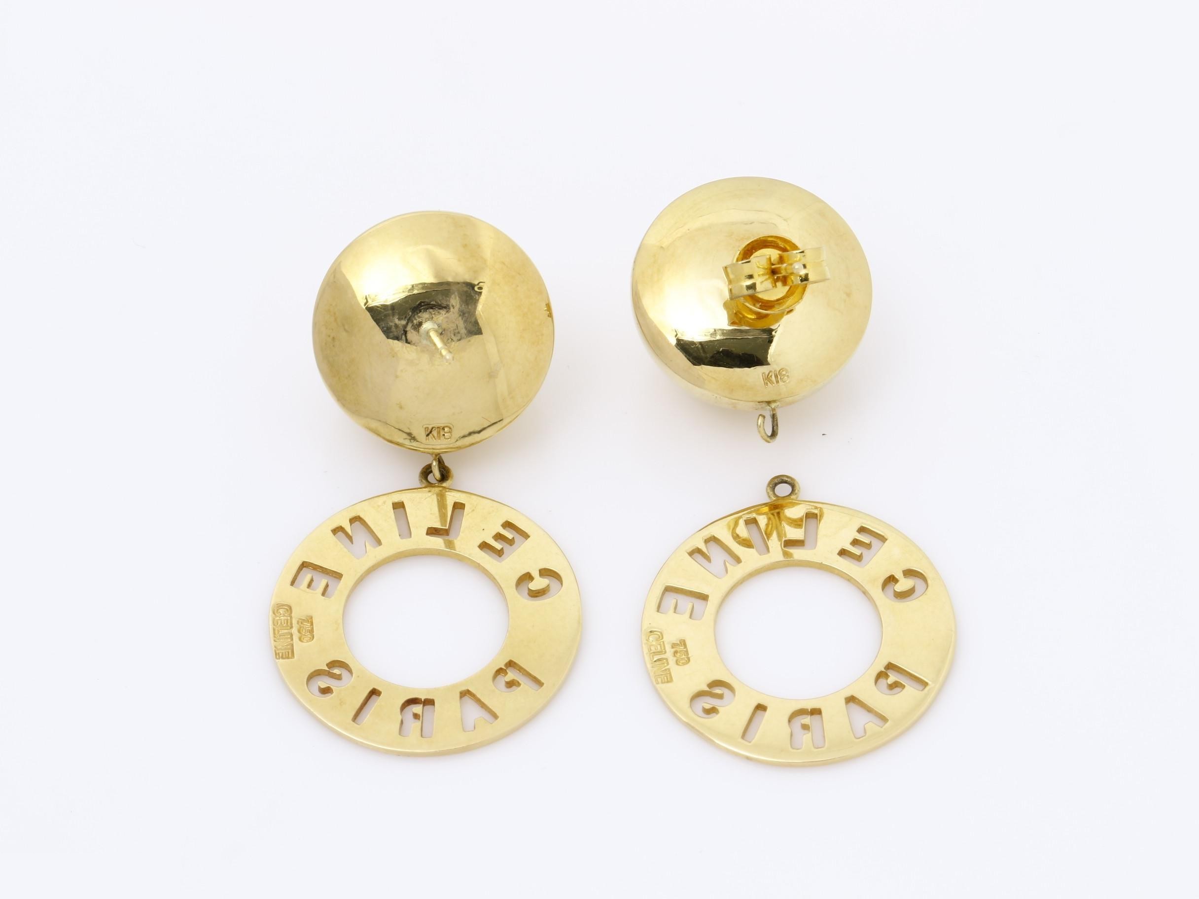 Other items in the line: Precious metal earrings, K18YG/SV catch, 7.7g — view 4