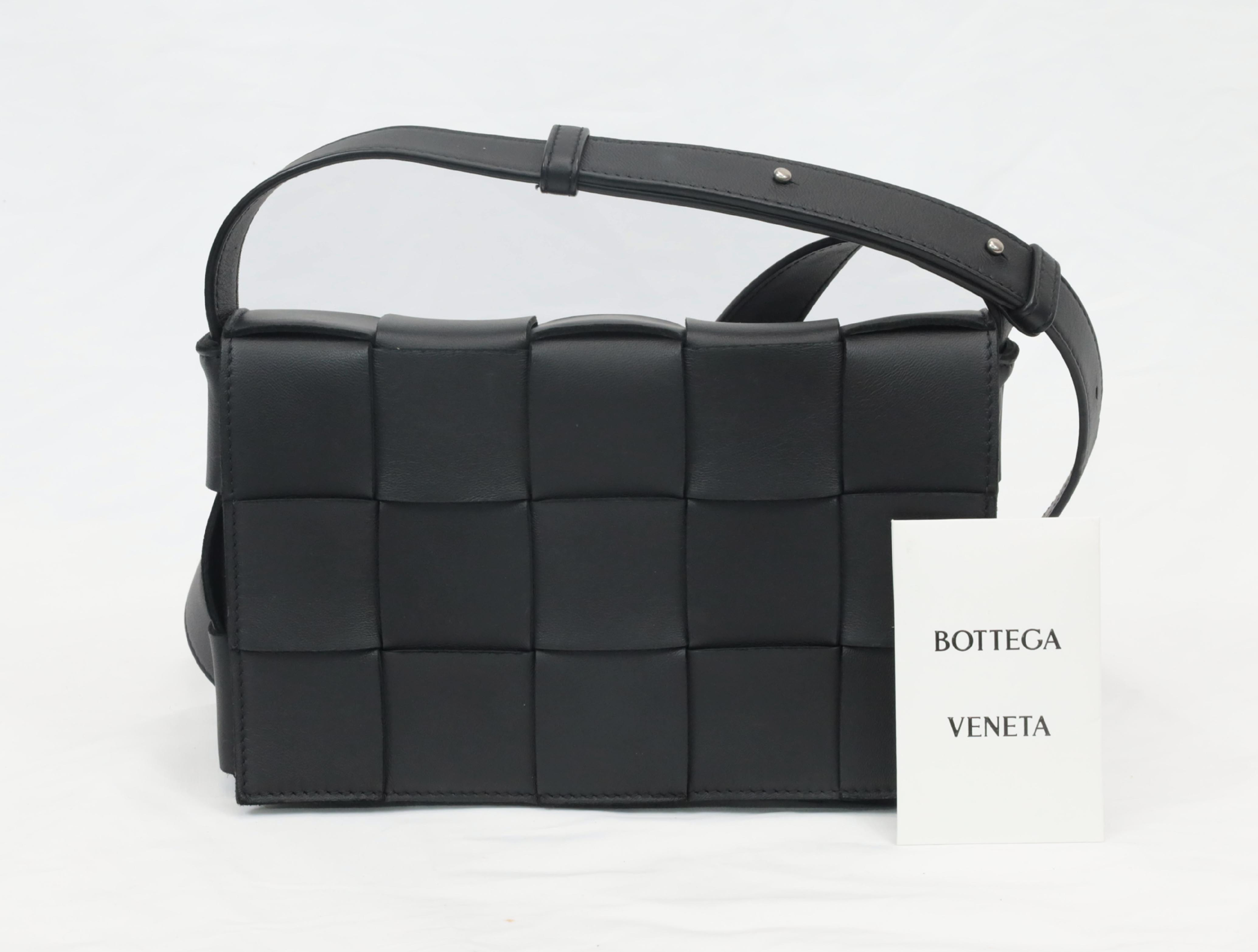 Cassette Black Shoulder Bag