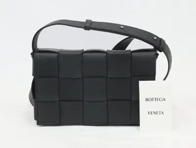 Cassette Black Shoulder Bag