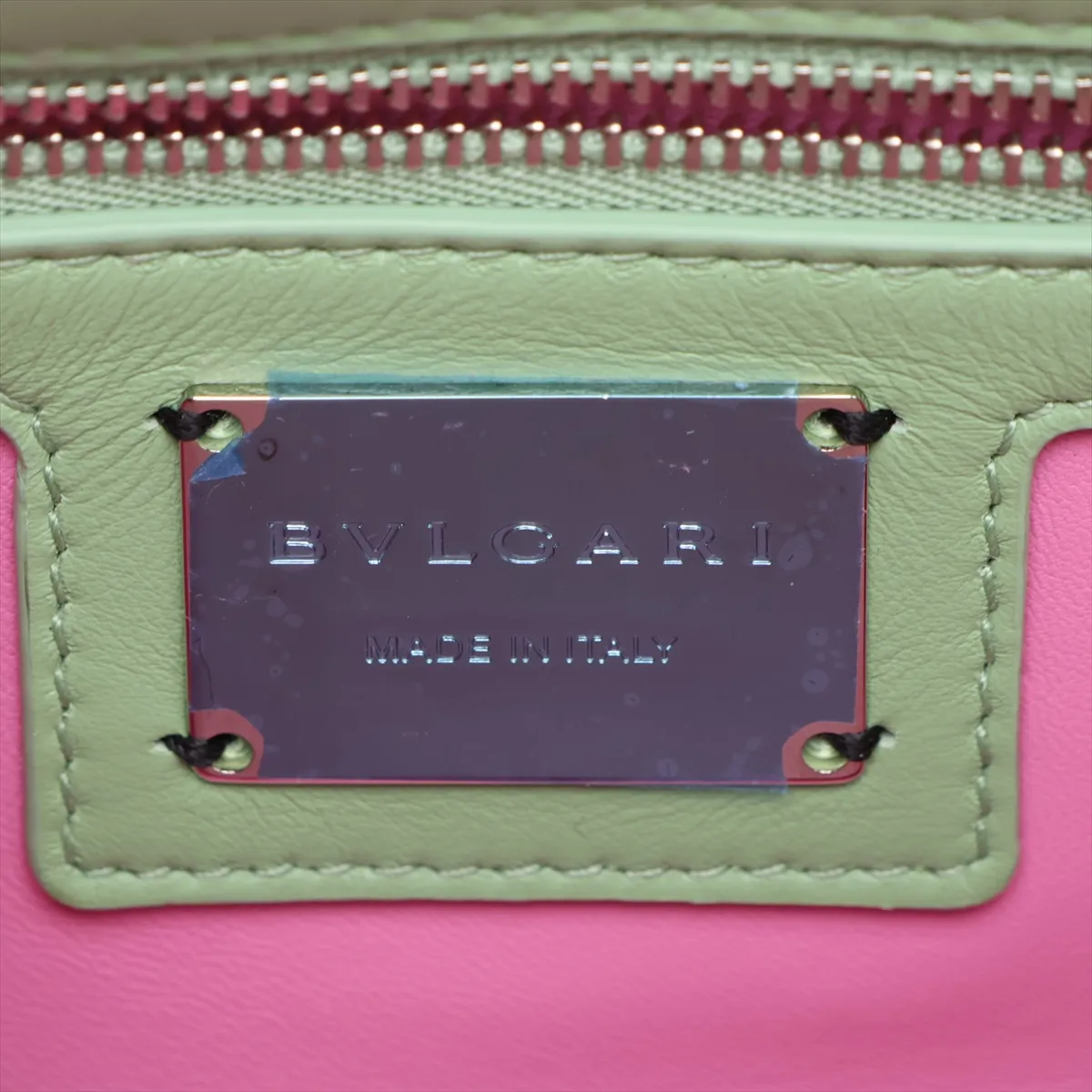 Serpenti Cabochon Leather Chain Shoulder Bag, Green — view 9