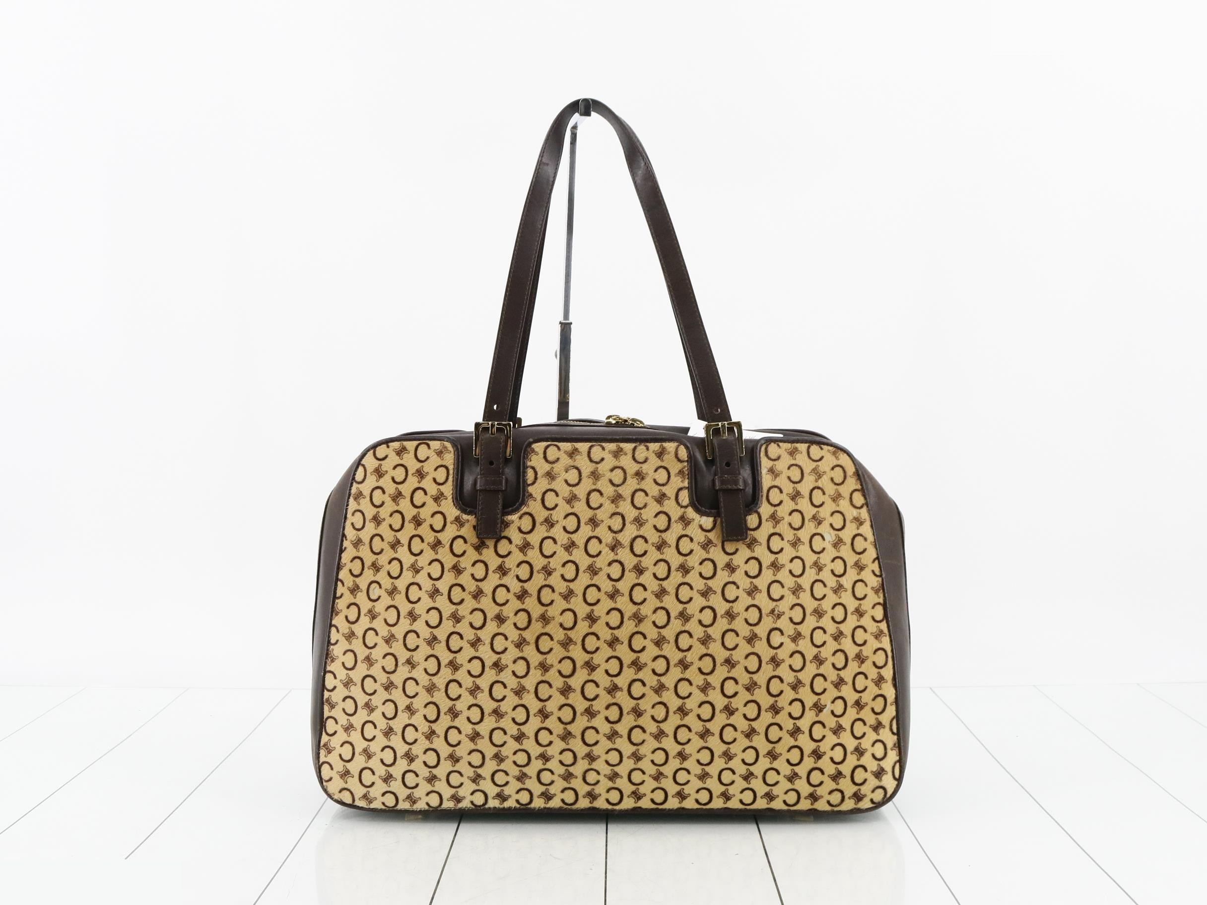 C Macadam Calf Hair Handbag — view 2