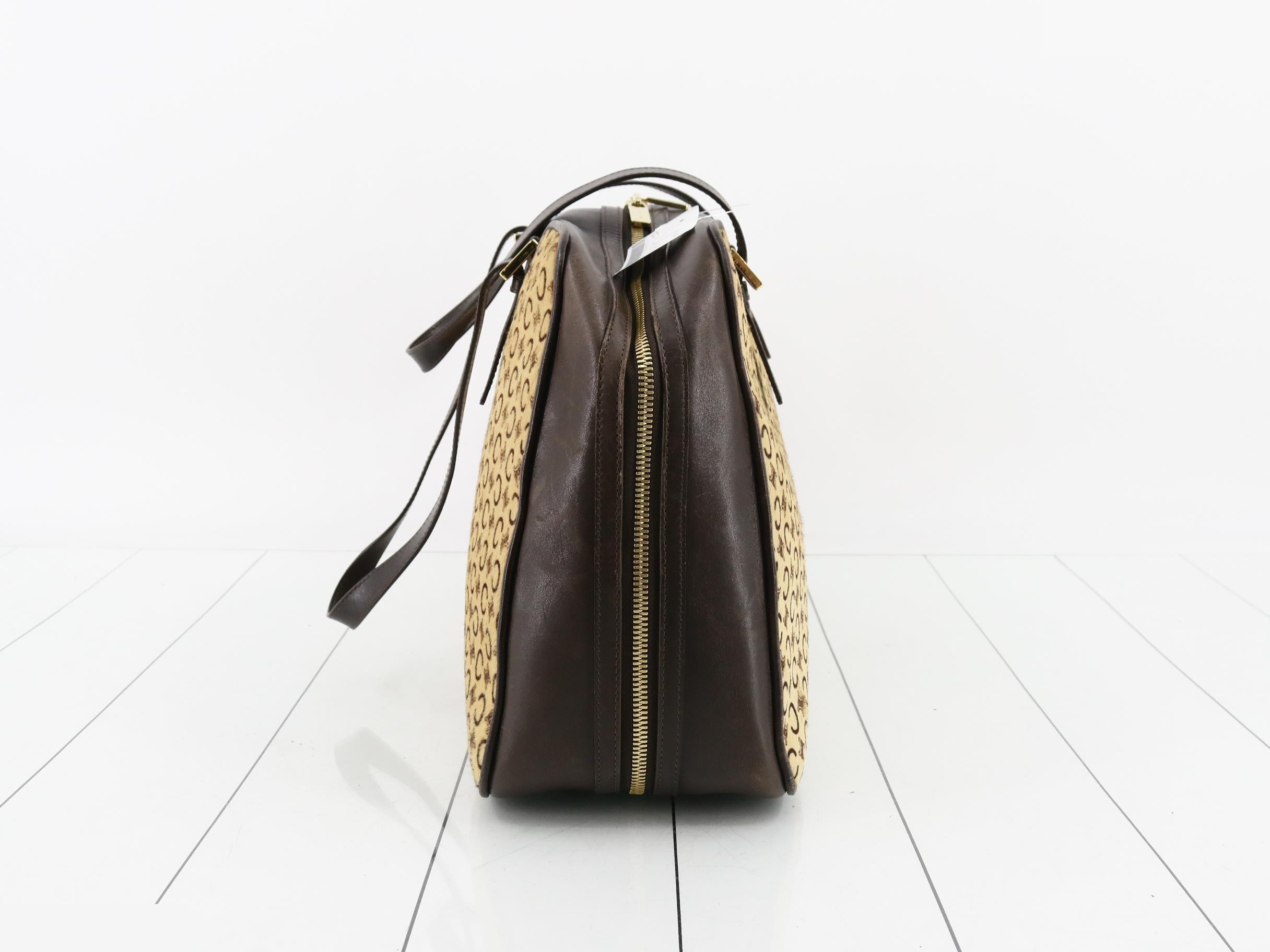 C Macadam Calf Hair Handbag — view 4