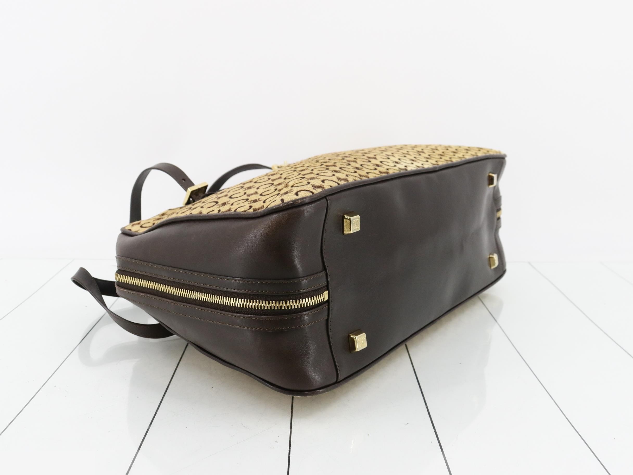 C Macadam Calf Hair Handbag — view 5