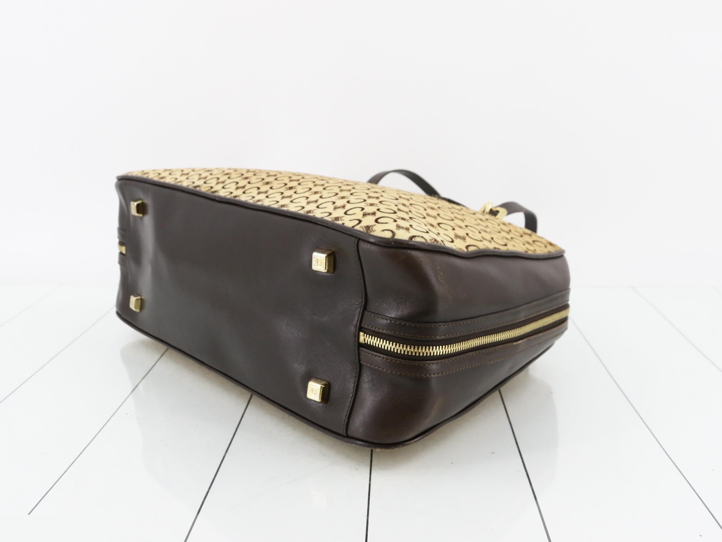 C Macadam Calf Hair Handbag — view 6