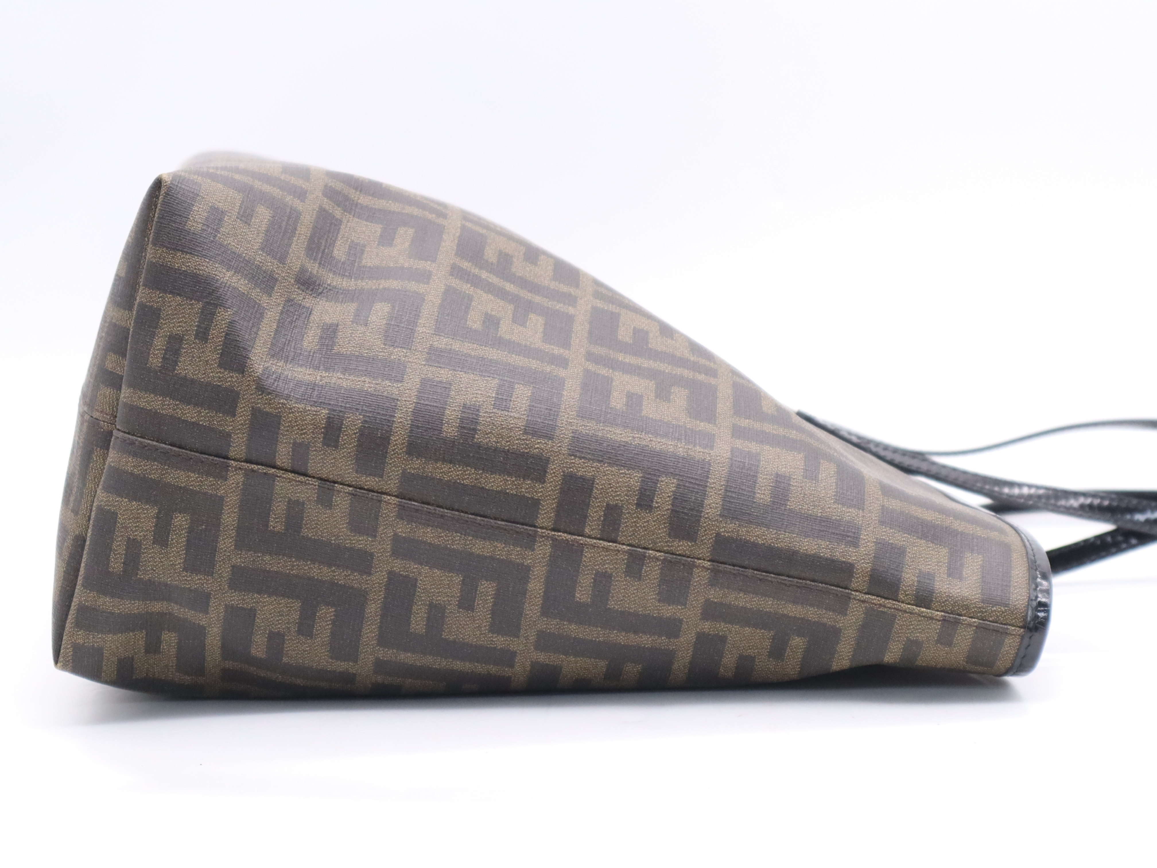 PVC Zucca Tote Bag, Leopard Print, Brown Tote Bag — view 5