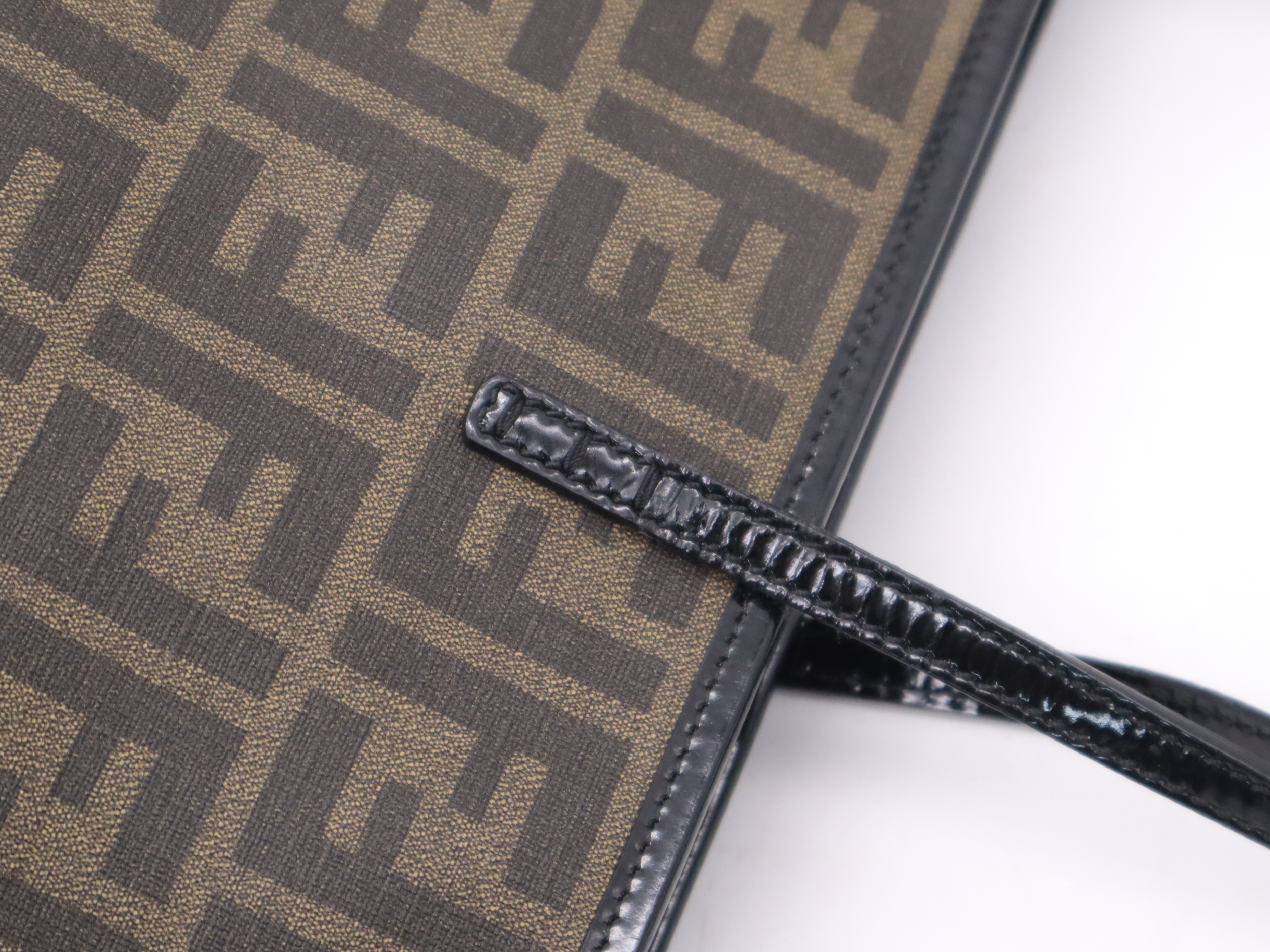 PVC Zucca Tote Bag, Leopard Print, Brown Tote Bag — view 7