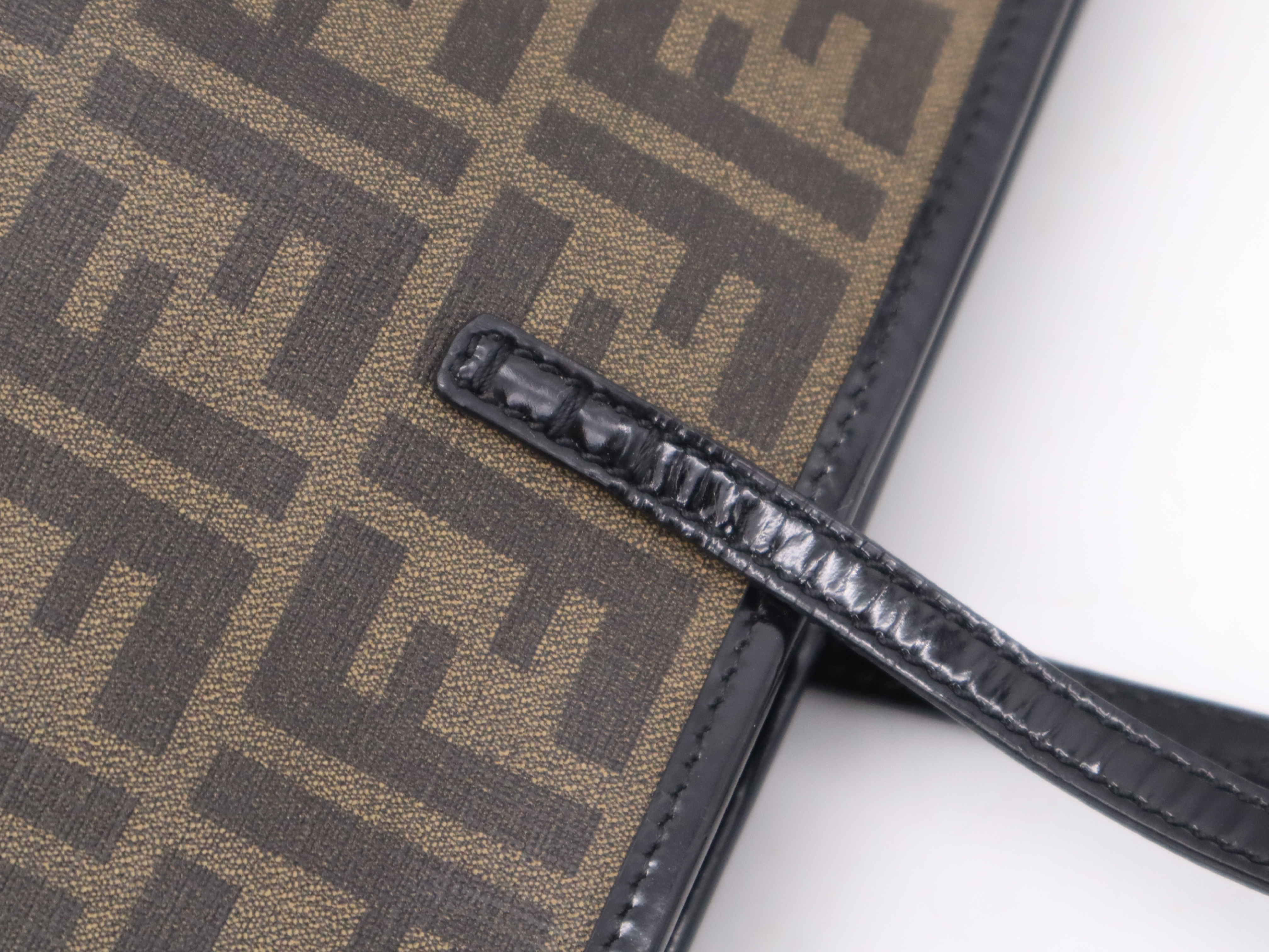 PVC Zucca Tote Bag, Leopard Print, Brown Tote Bag — view 8