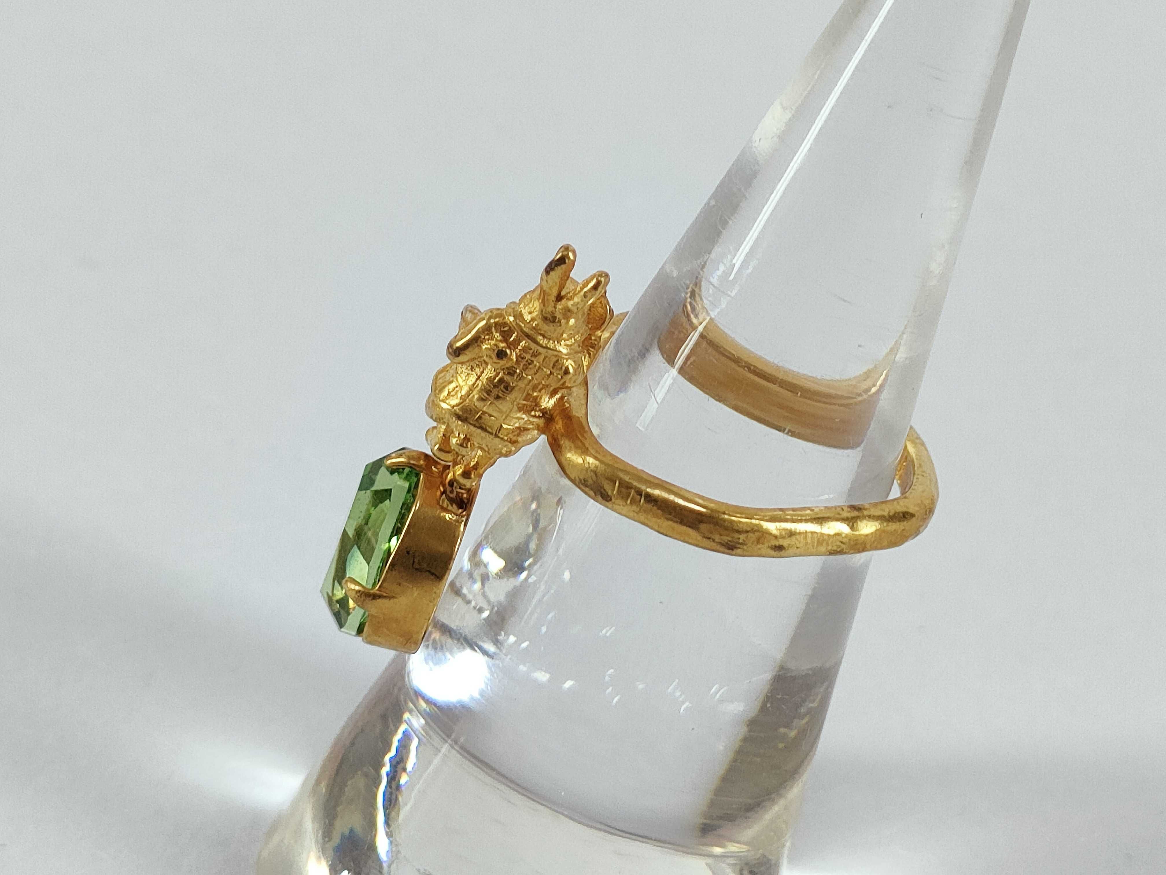 Rabbit Crystal Ring — view 2