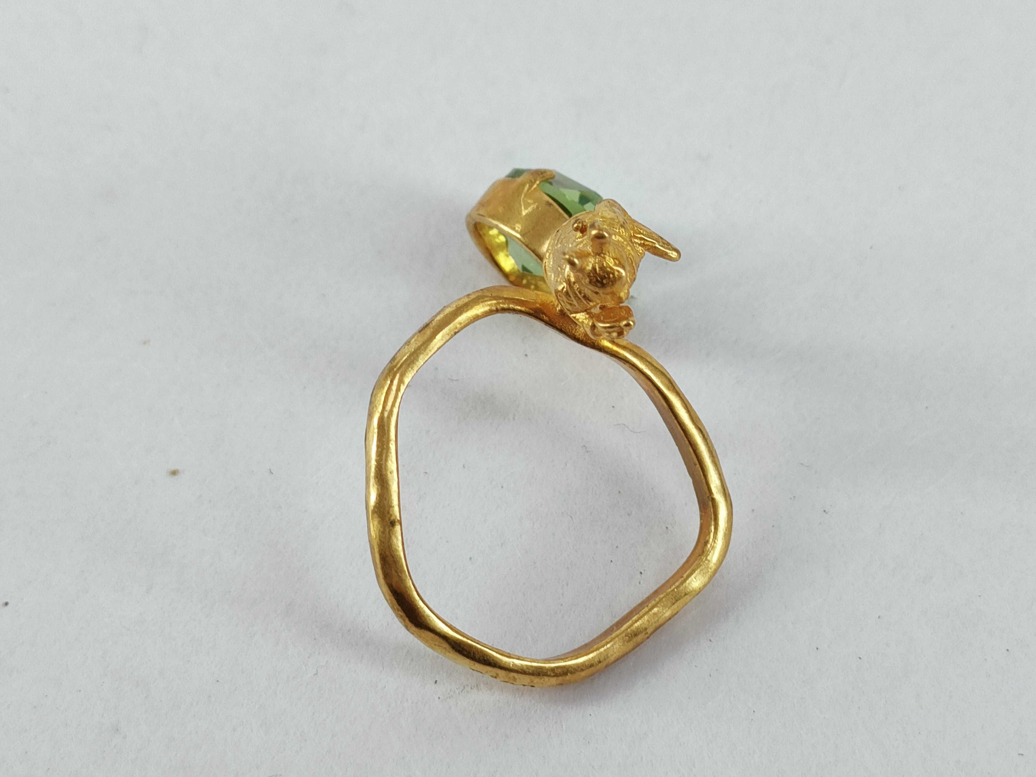 Rabbit Crystal Ring — view 4