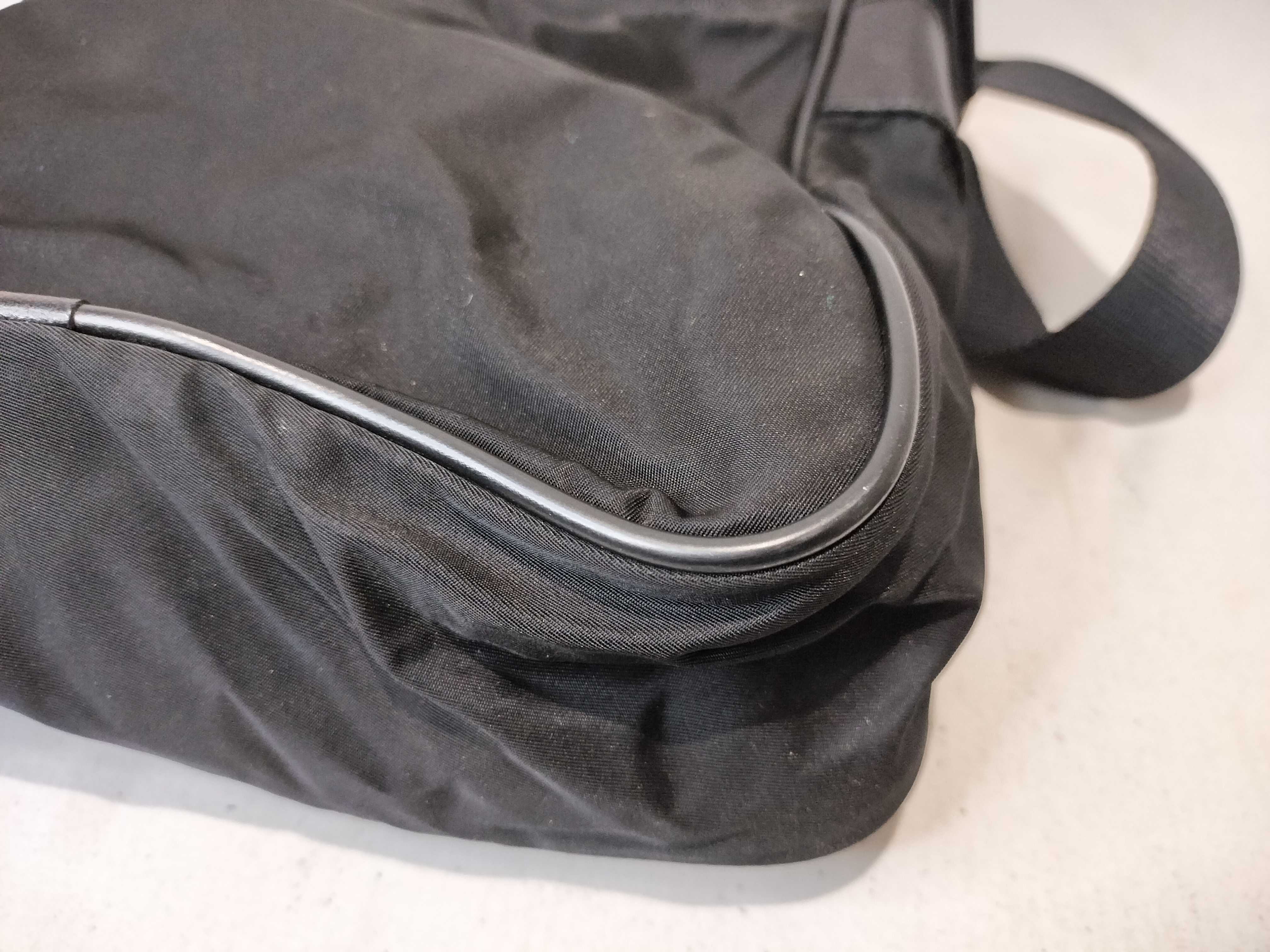 Nylon Shoulder Bag with Triangle Logo — view 6