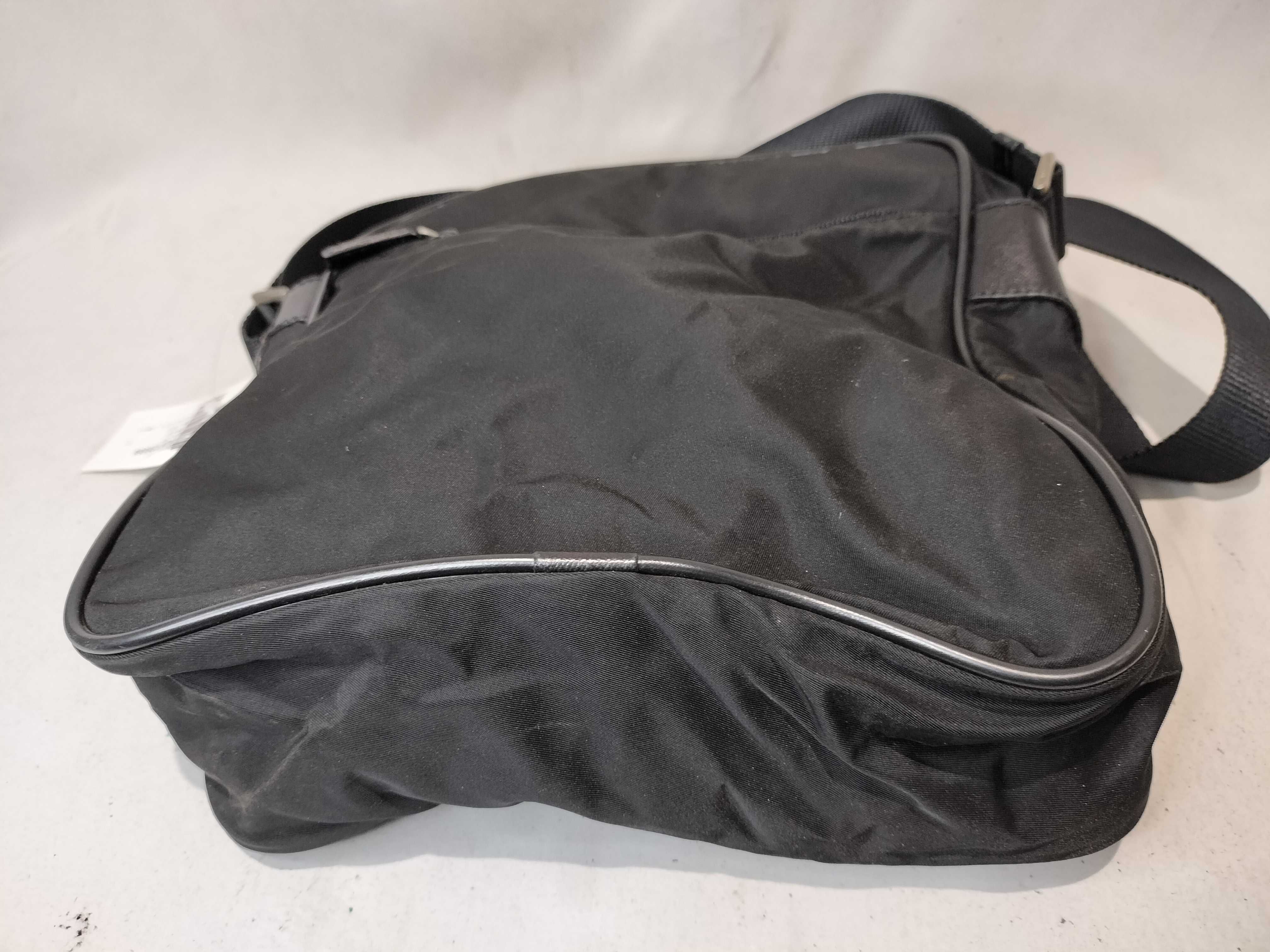 Nylon Shoulder Bag with Triangle Logo — view 7