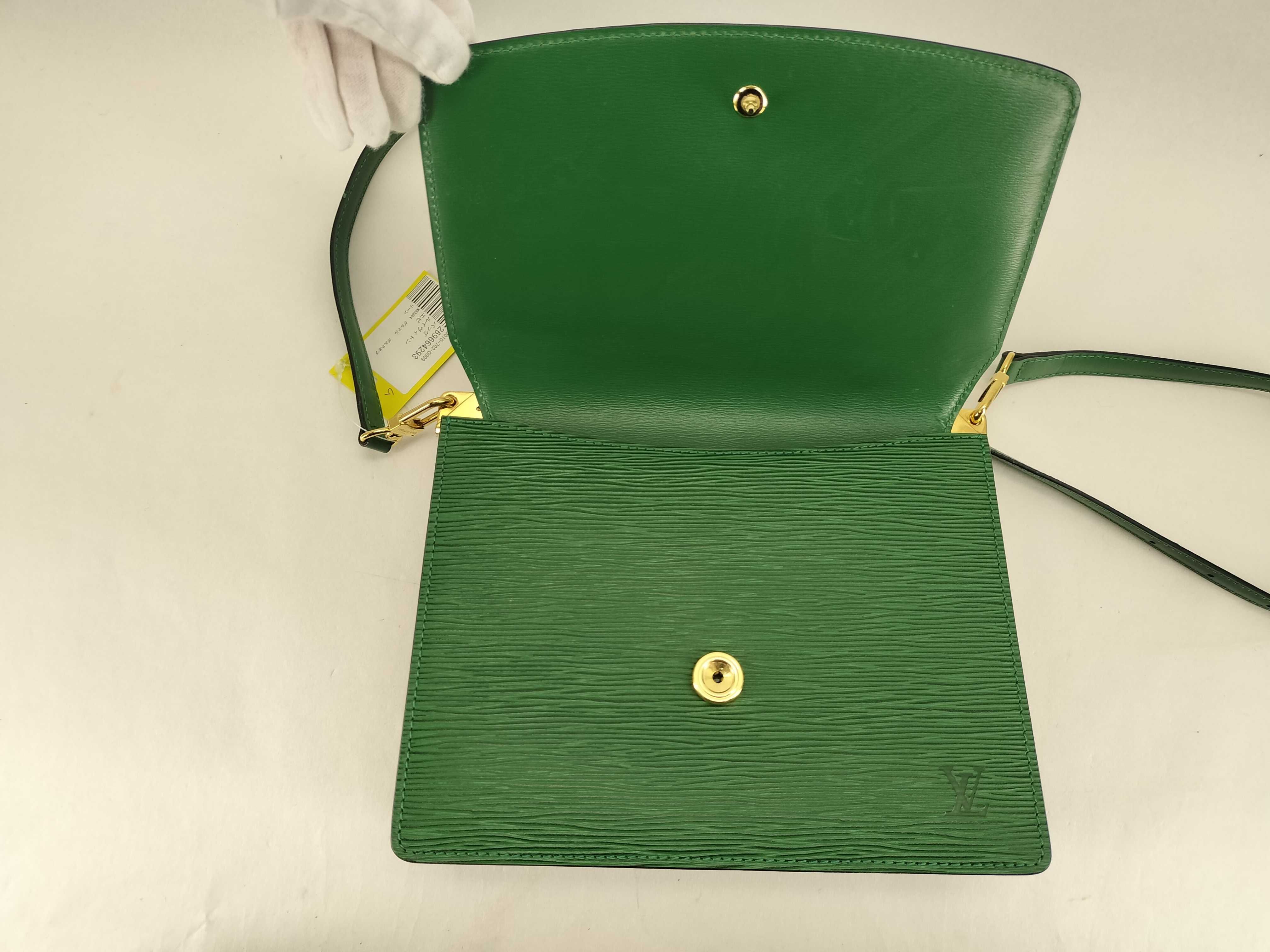 Epi M52364 Grenelle Borneo Green Shoulder Bag — view 13