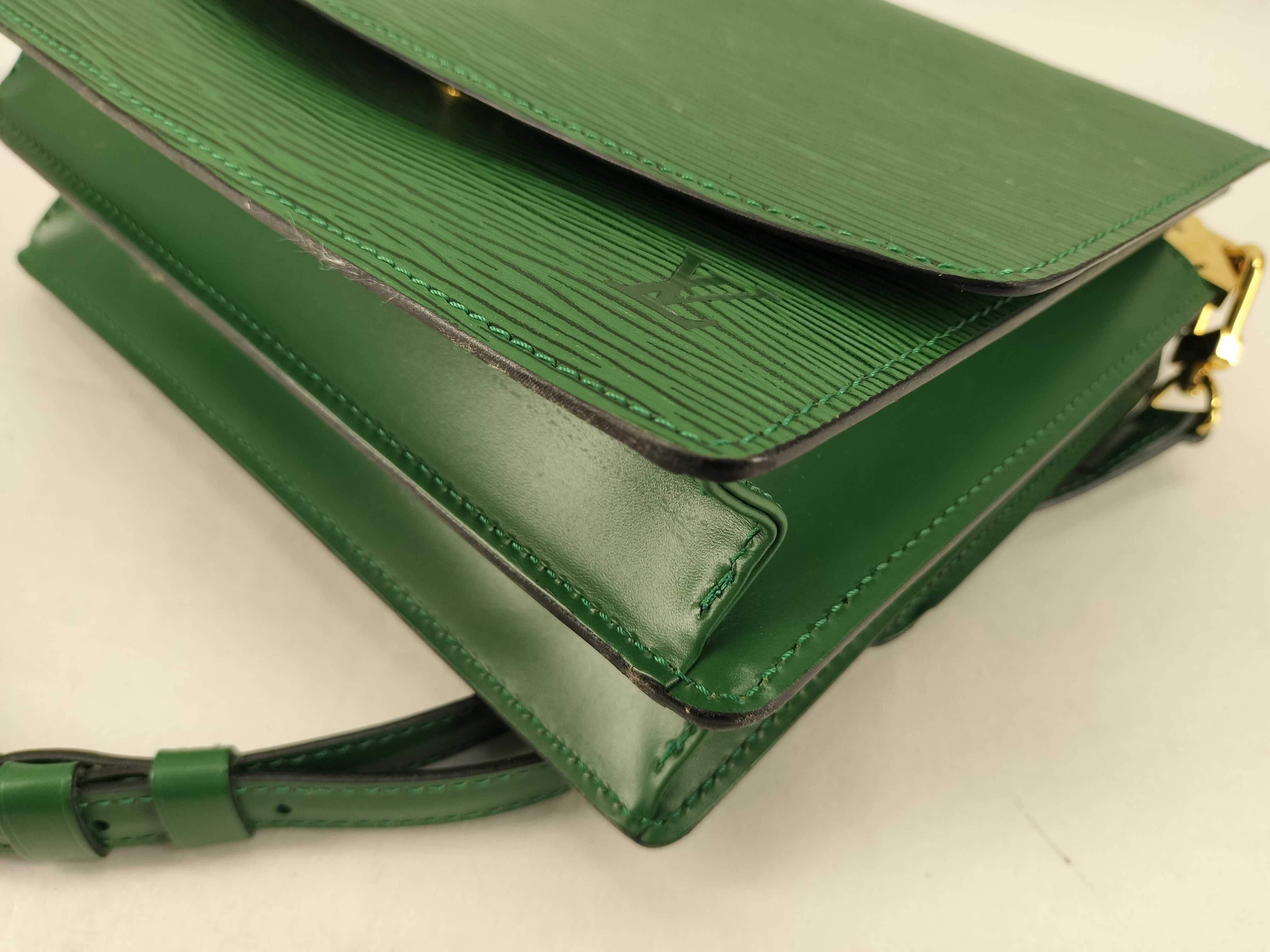 Epi M52364 Grenelle Borneo Green Shoulder Bag — view 7