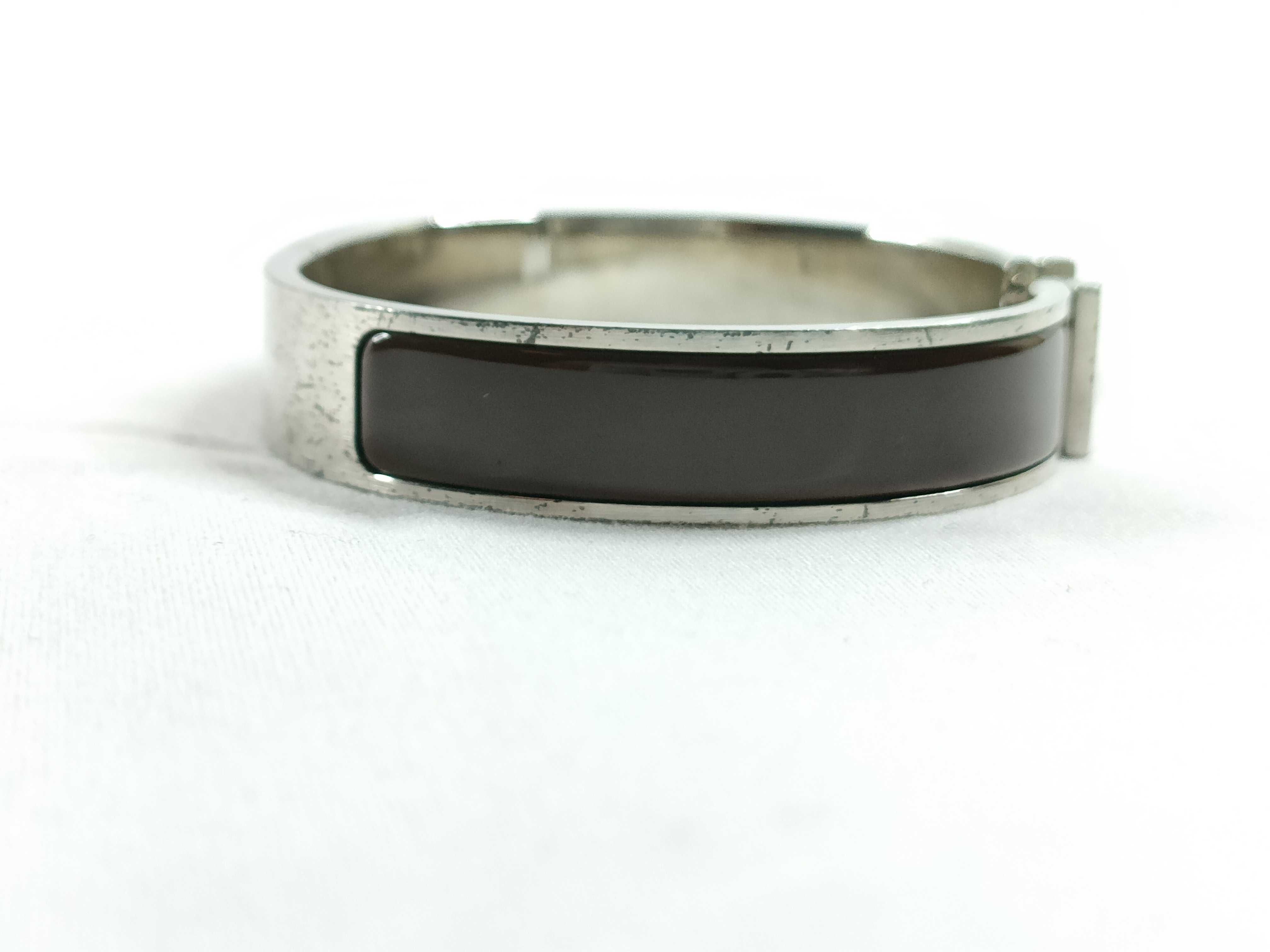 Hermès Clic Clac Silver Bracelet Bracelet/Bangle — view 4