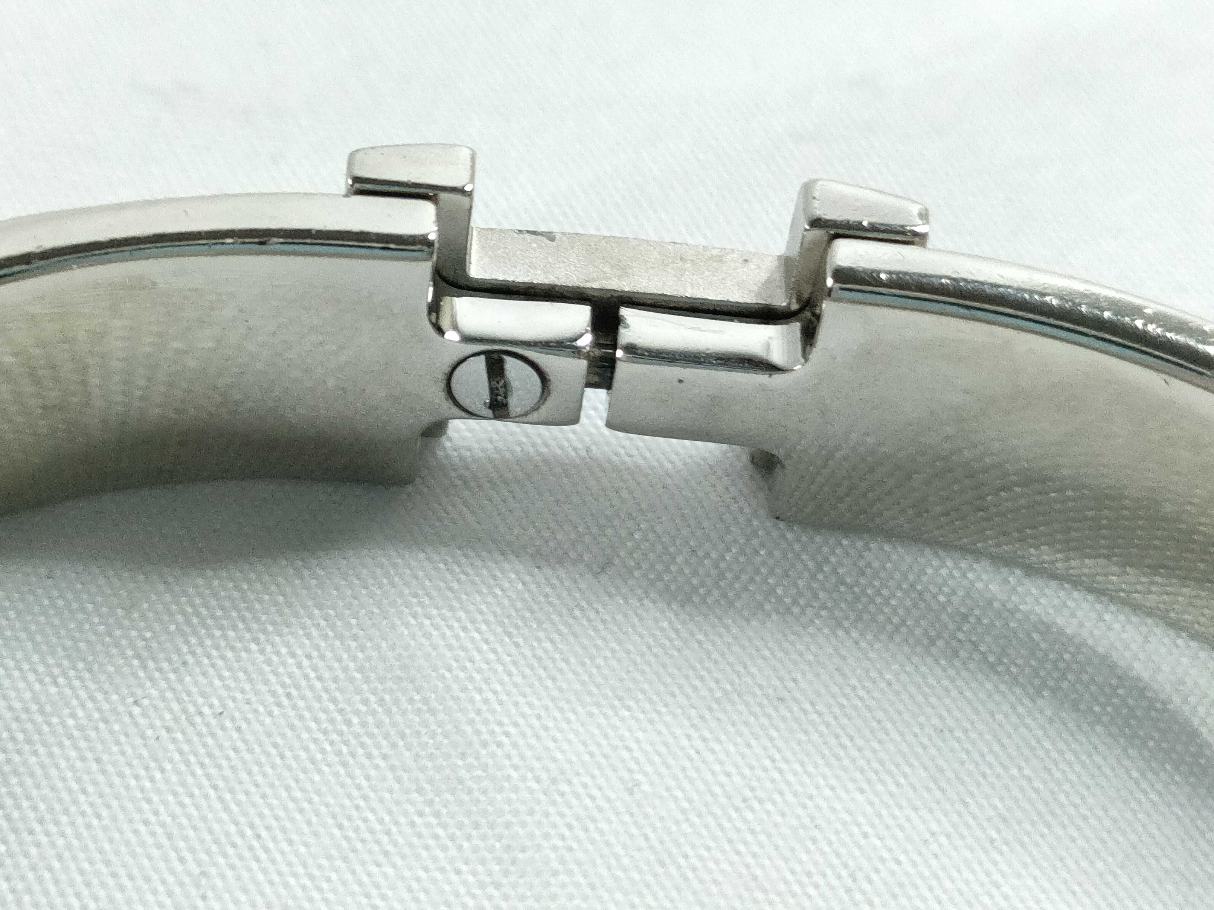 Hermès Clic Clac Silver Bracelet Bracelet/Bangle — view 8