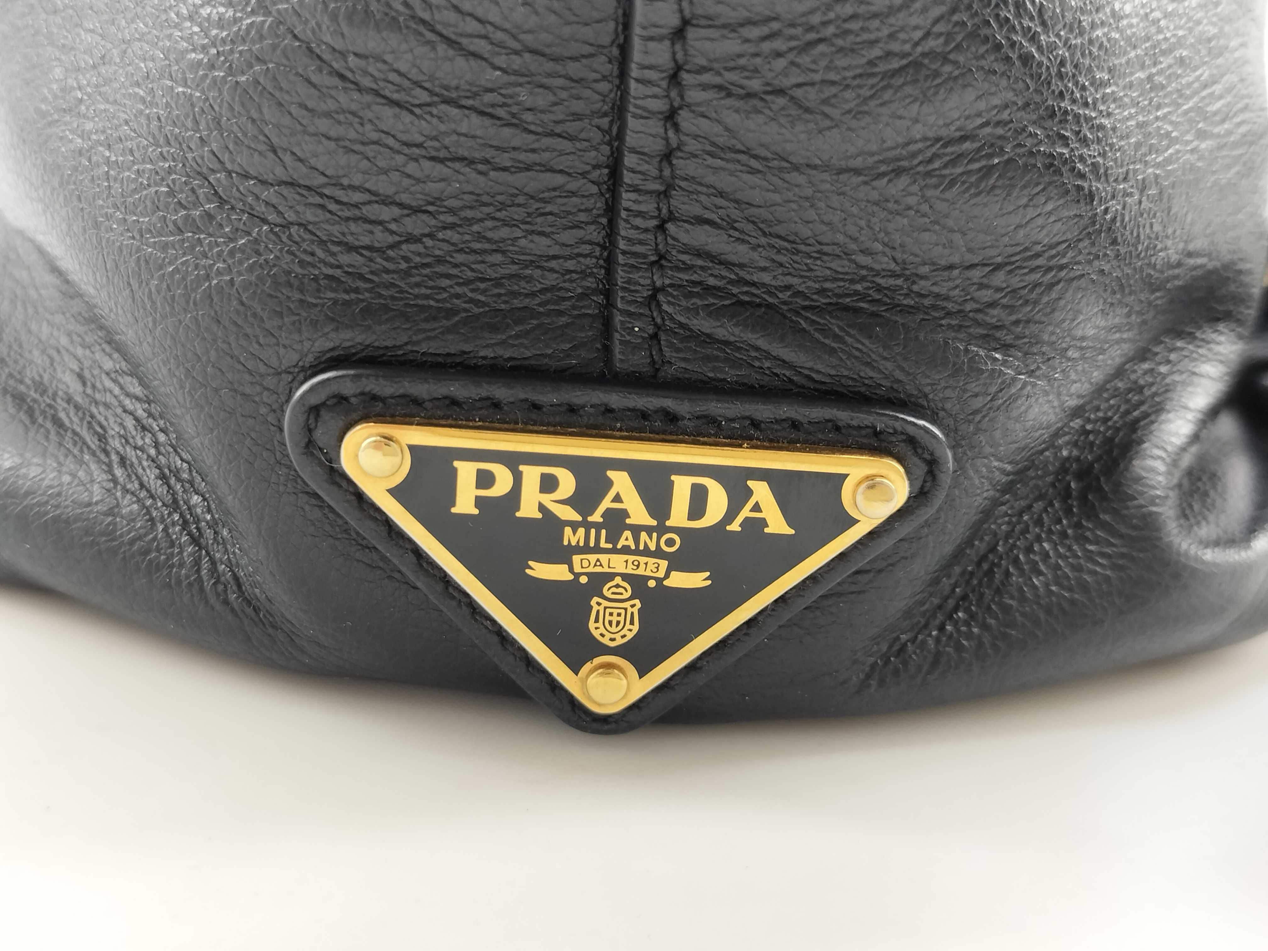 Handbag 2-Way Shoulder Bag Leather Black Handbag — view 11