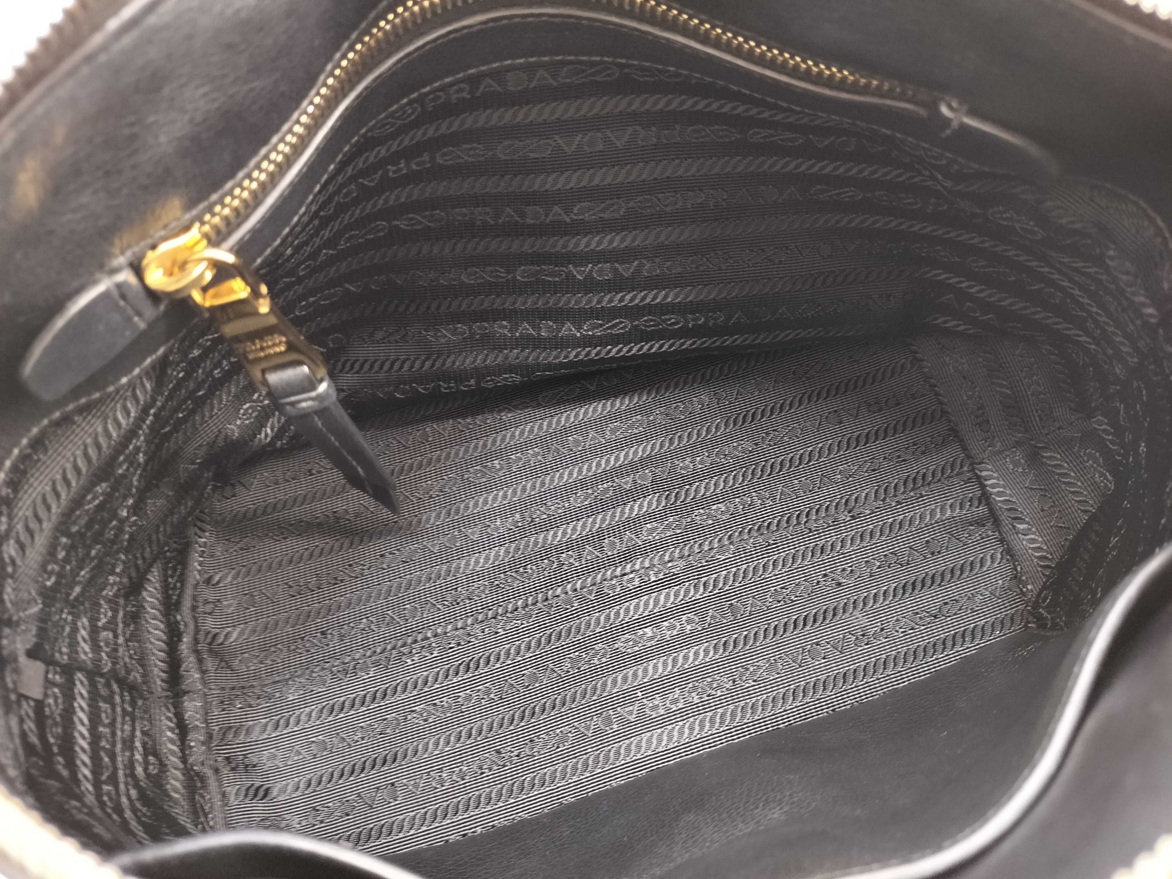 Handbag 2-Way Shoulder Bag Leather Black Handbag — view 12