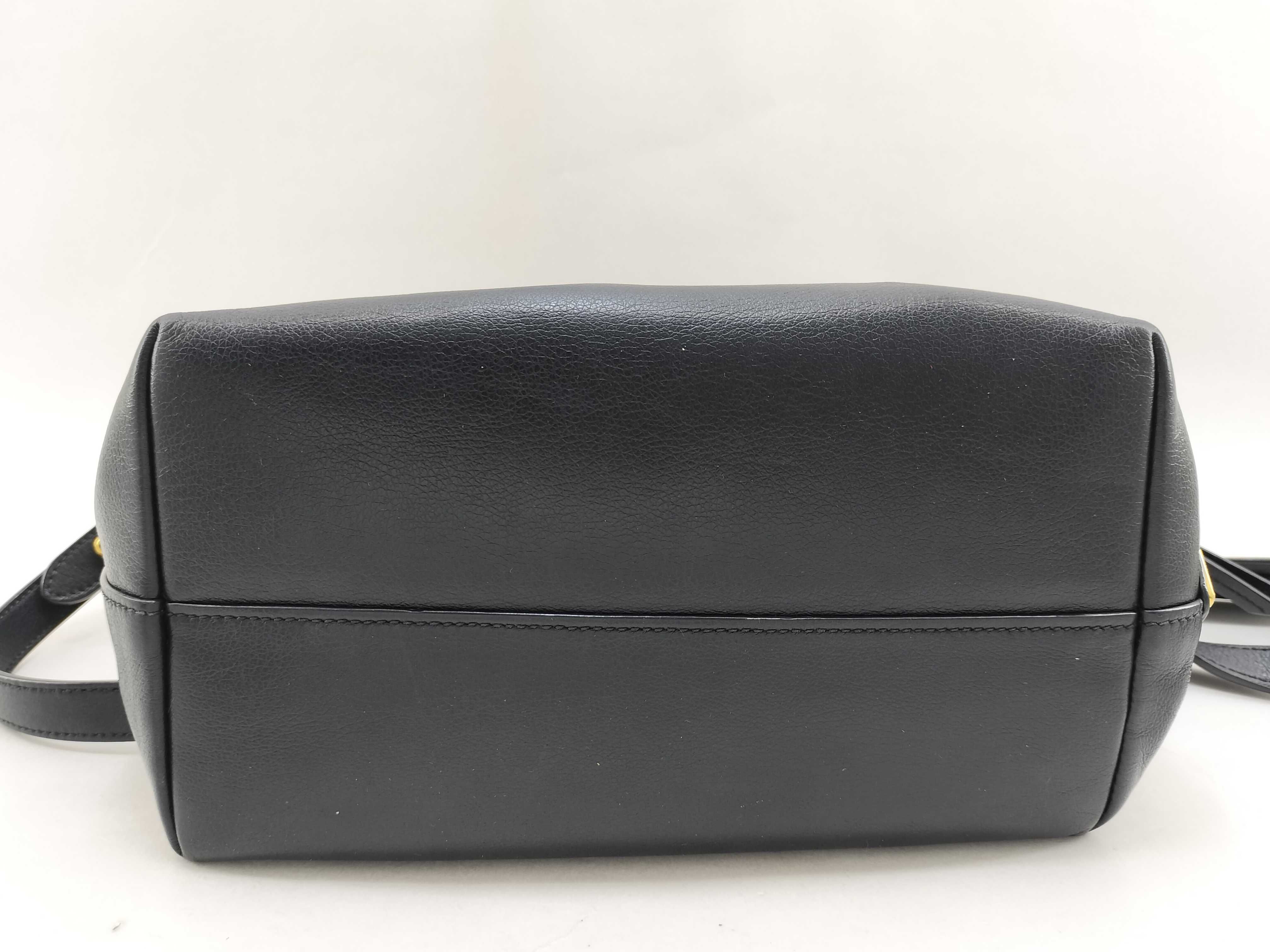 Handbag 2-Way Shoulder Bag Leather Black Handbag — view 3