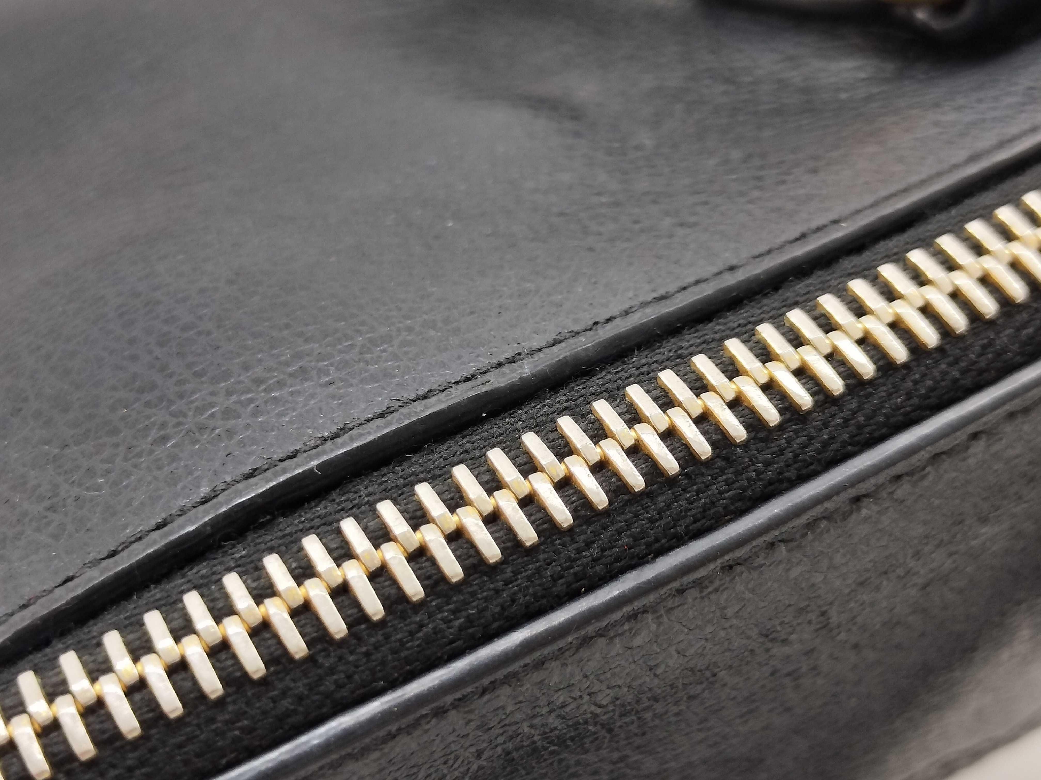 Handbag 2-Way Shoulder Bag Leather Black Handbag — view 9