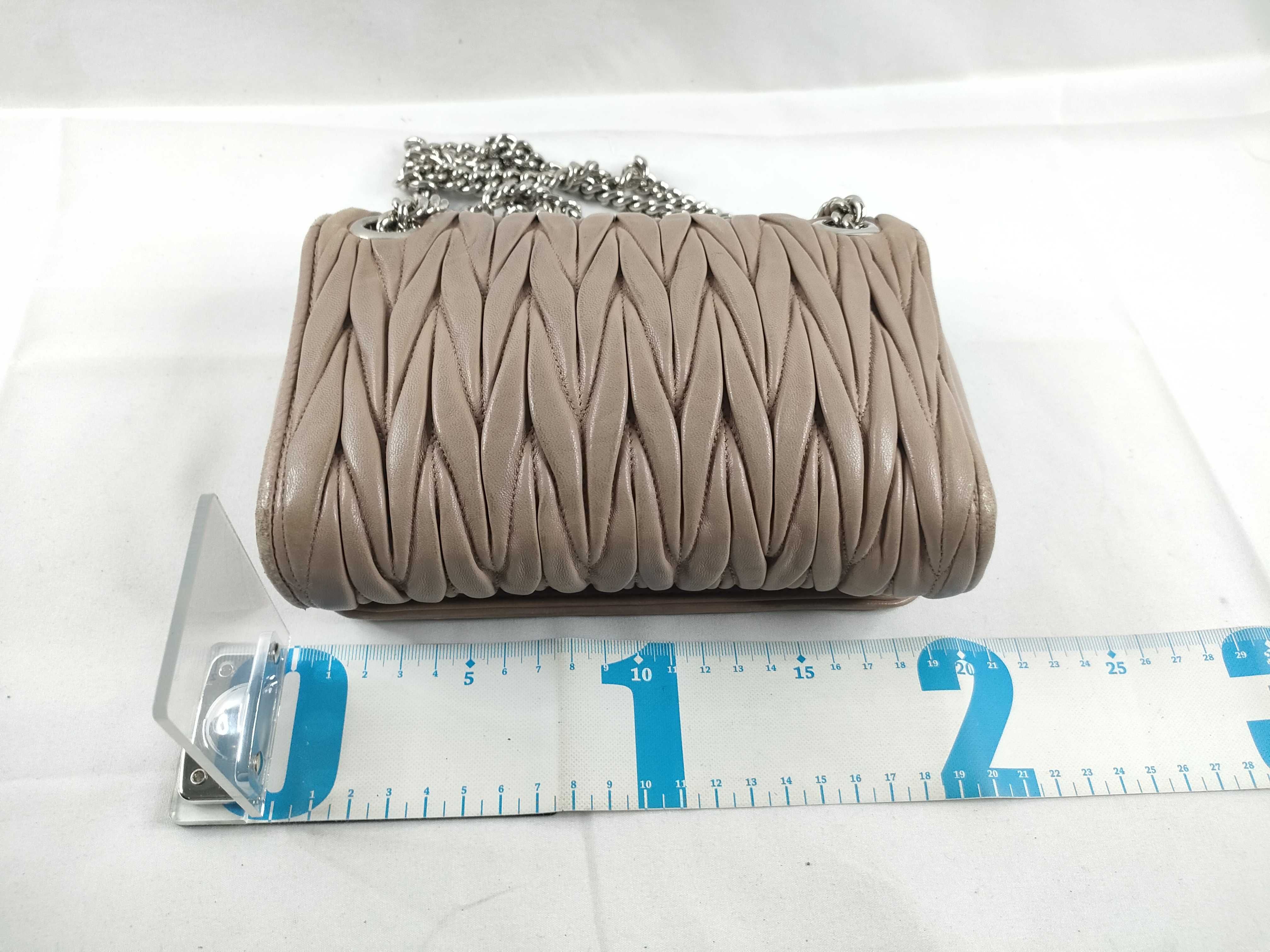 SG- Matelasse Shoulder Leather Bag Pink — view 2