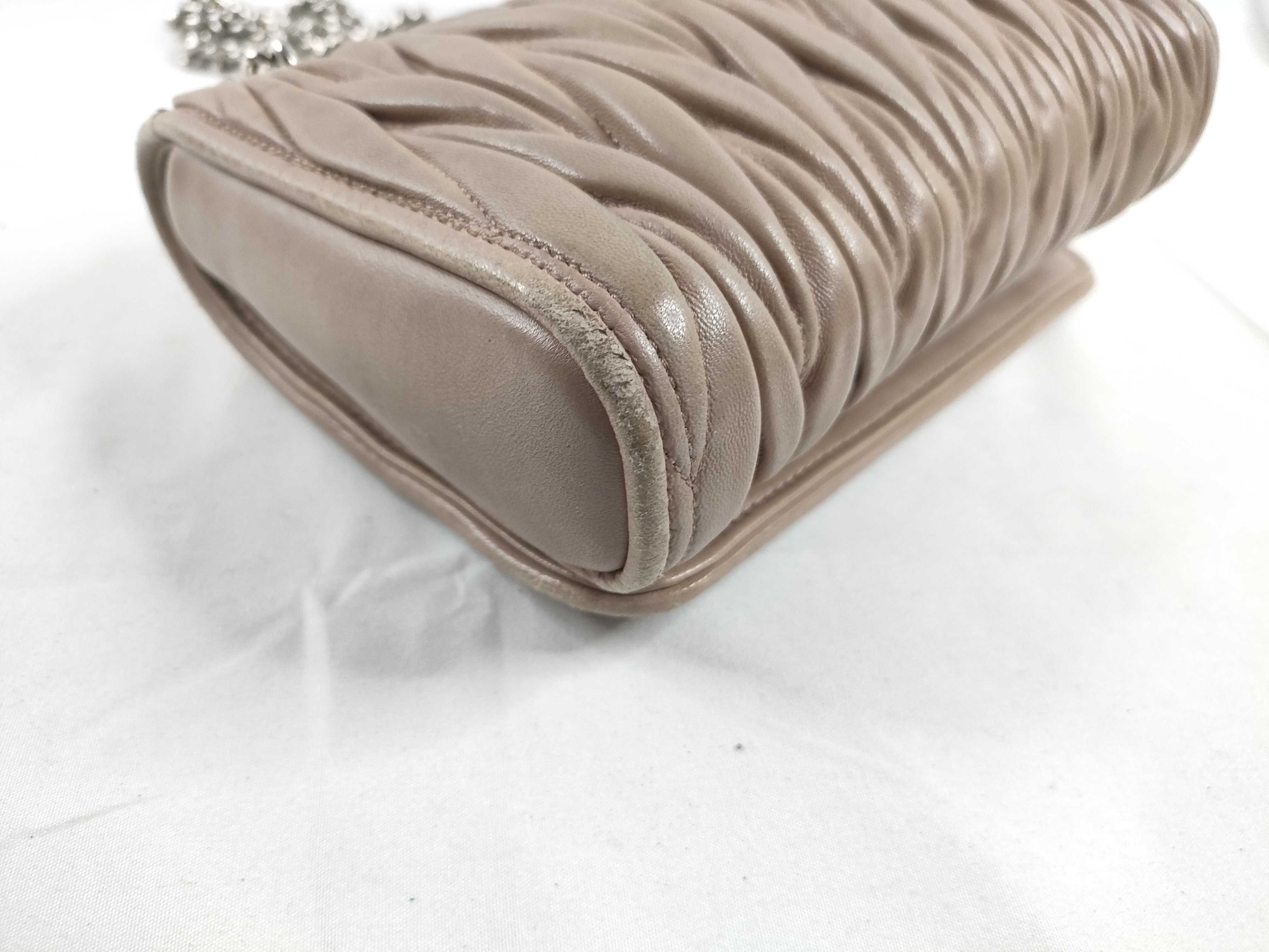 SG- Matelasse Shoulder Leather Bag Pink — view 3