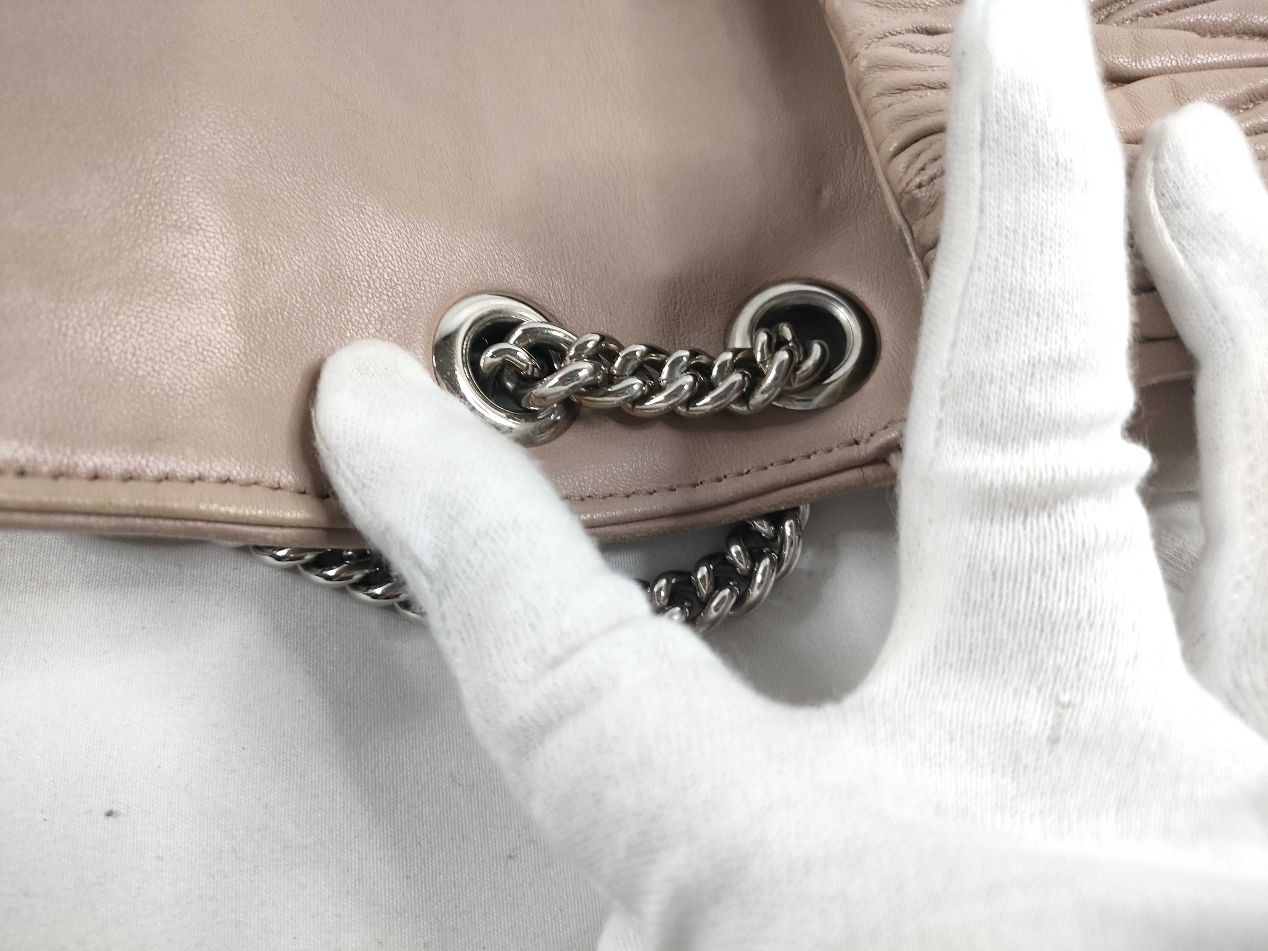 SG- Matelasse Shoulder Leather Bag Pink — view 8
