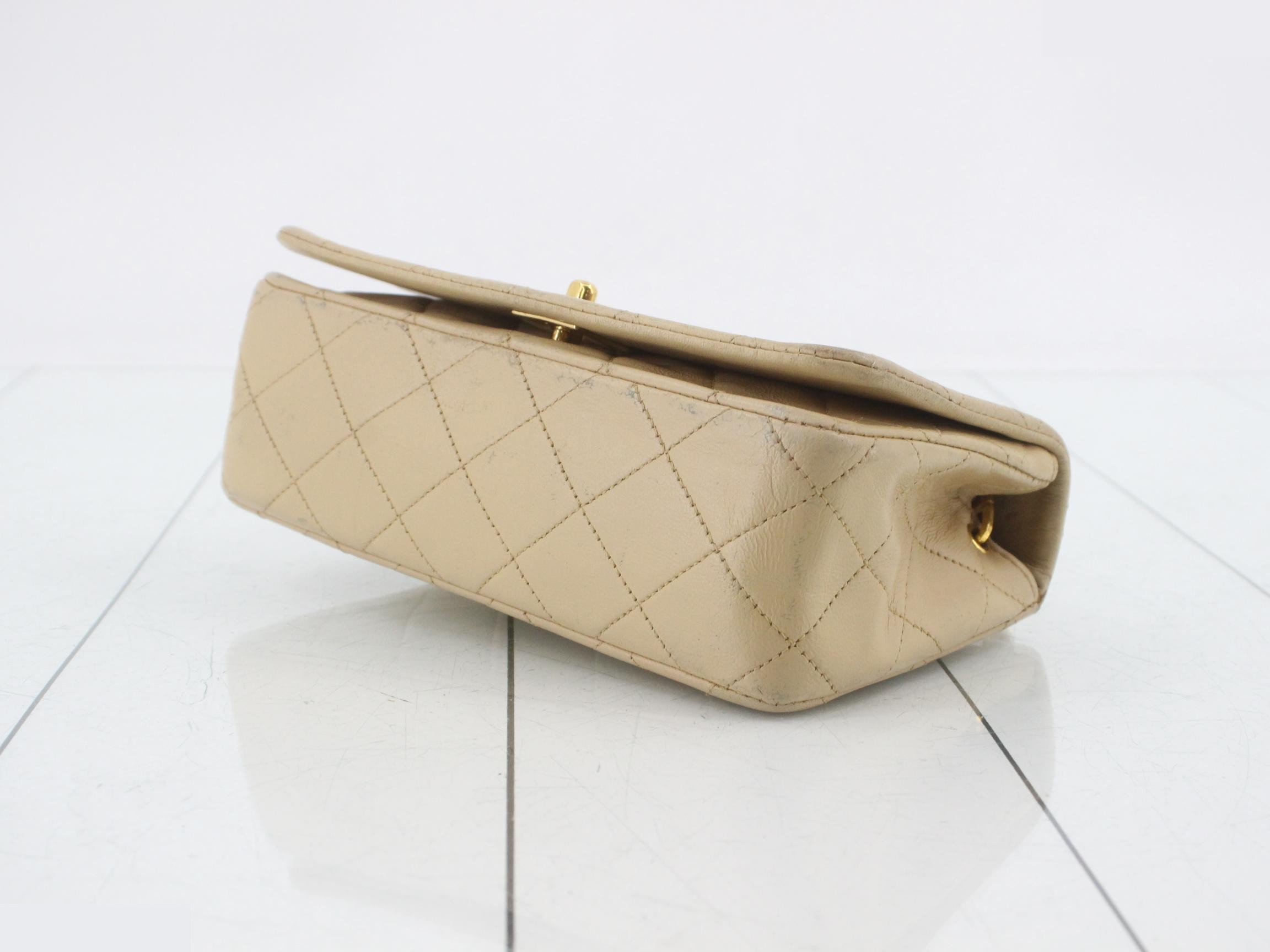 Matelassé (Bag) - Shoulder Bag, Full Flap, Beige — view 5