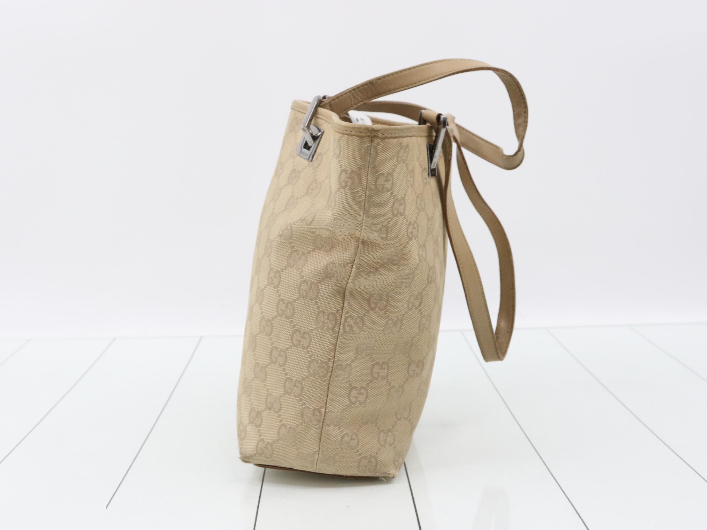 GG Canvas Tote Bag - Beige — view 3
