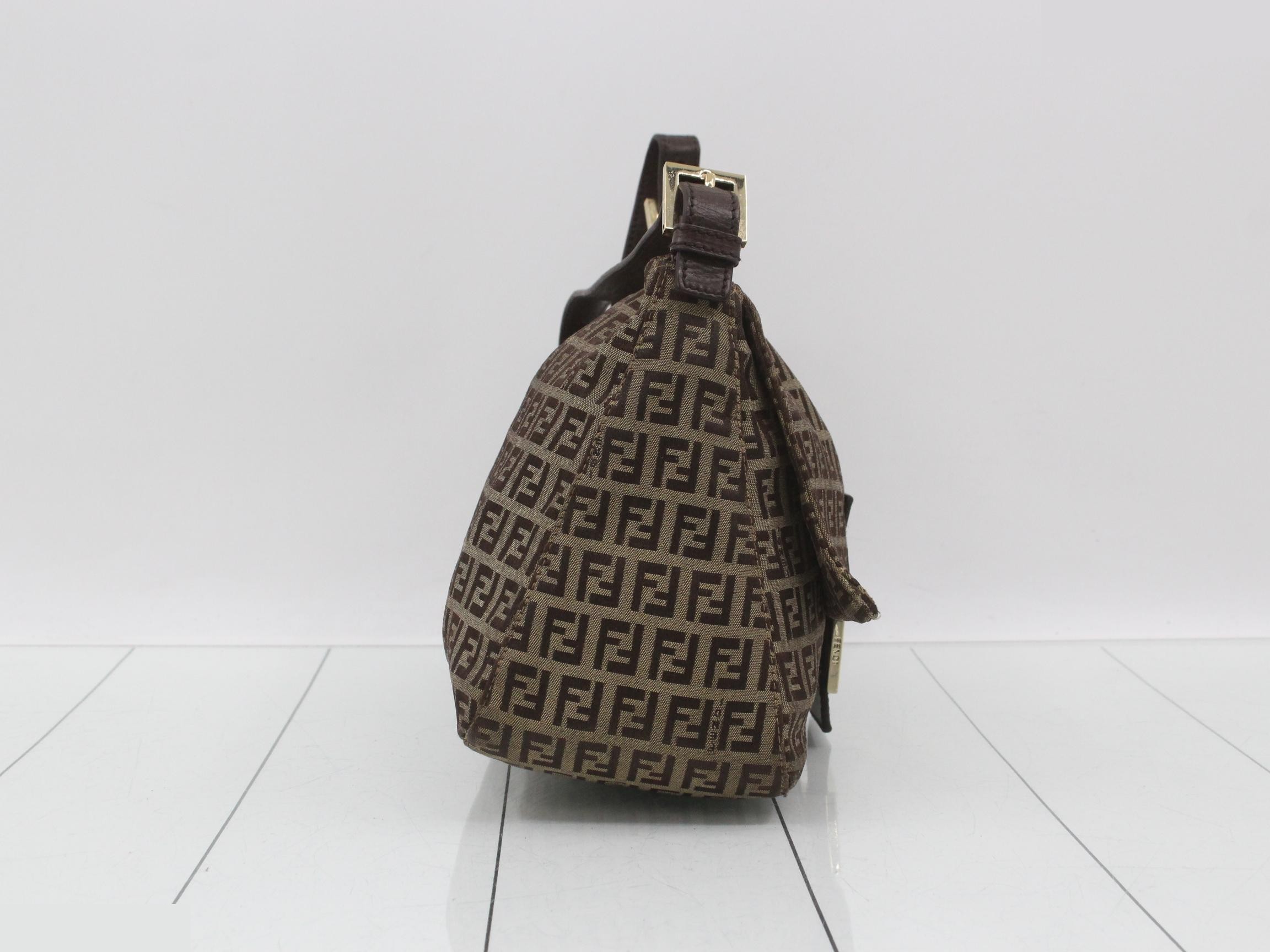 ZUCCA Mamma Bucket Shoulder Bag, Brown — view 4