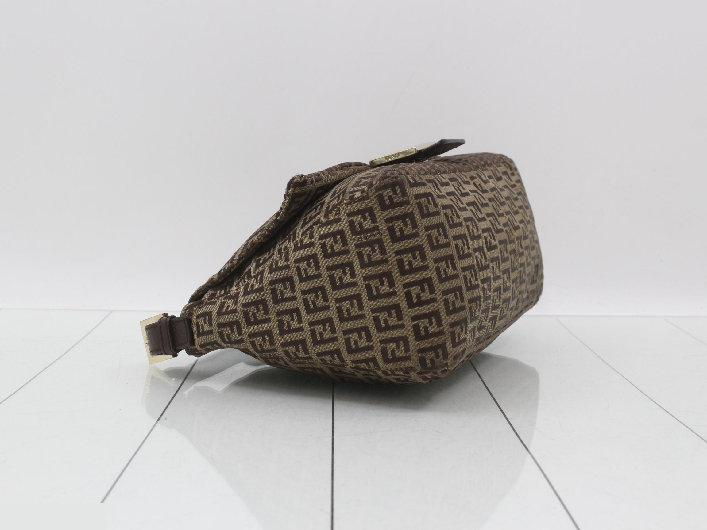 ZUCCA Mamma Bucket Shoulder Bag, Brown — view 5