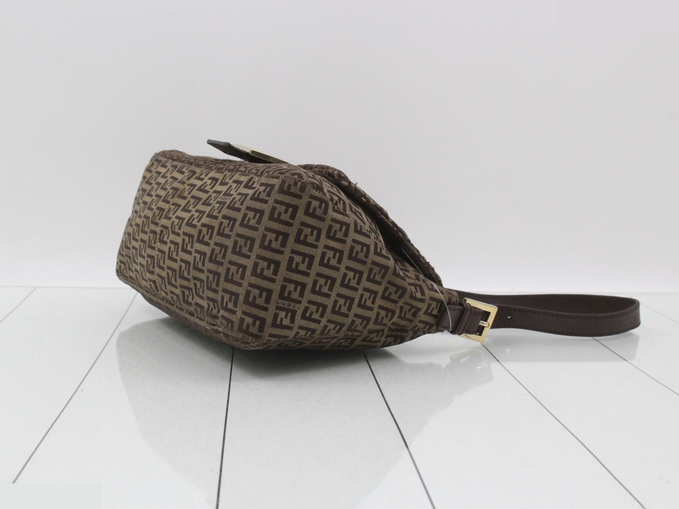 ZUCCA Mamma Bucket Shoulder Bag, Brown — view 6