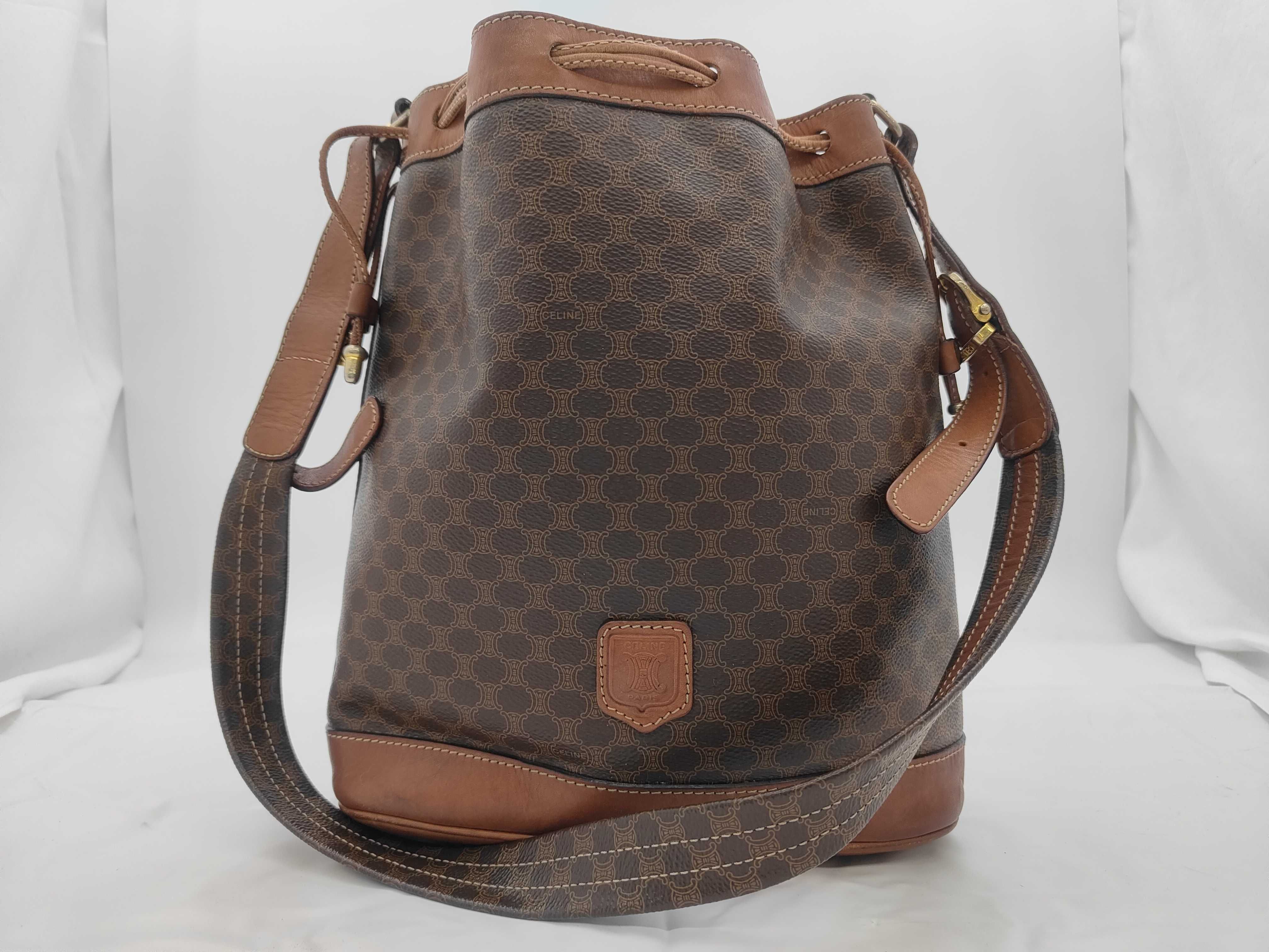 Macadam Drawstring Shoulder Bag