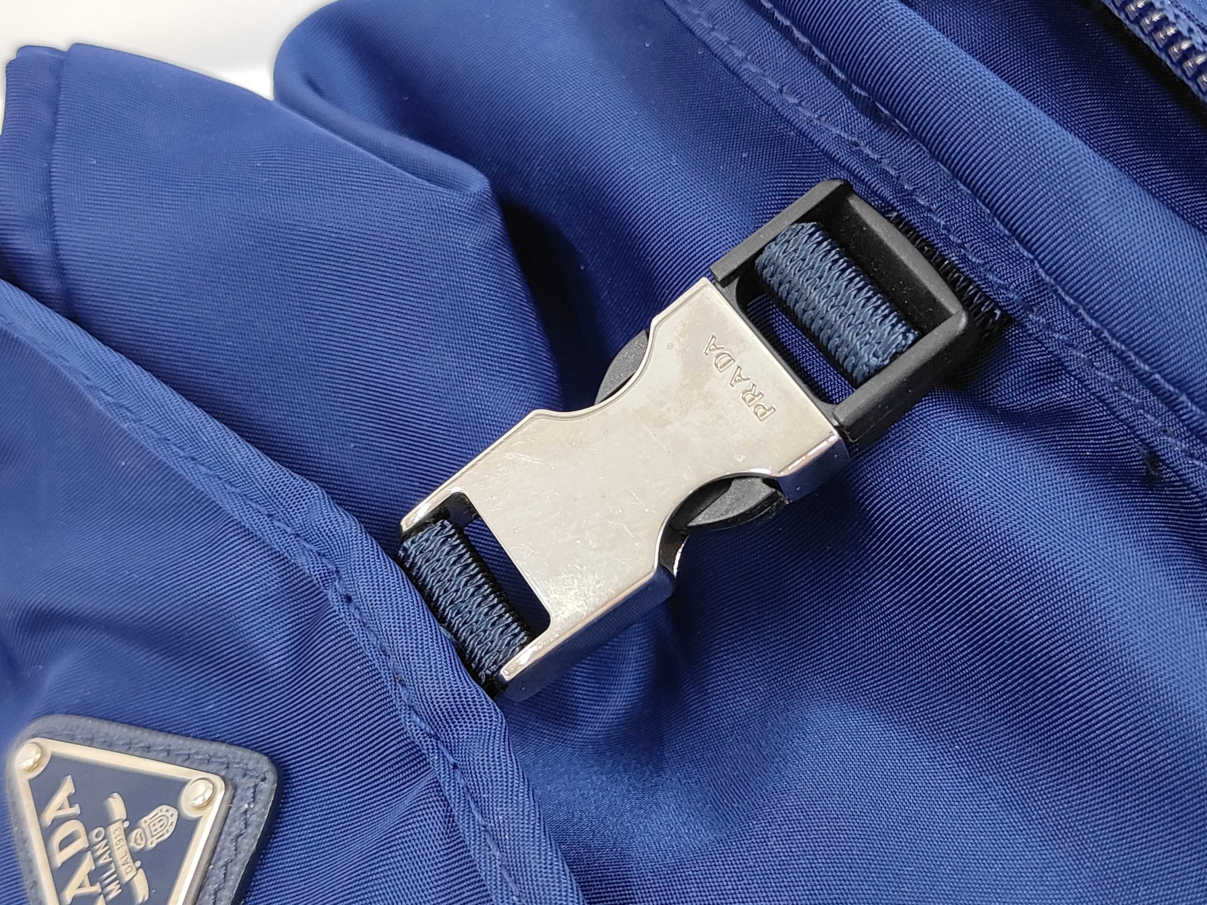 BZ0025 Nylon Mini Backpack, Blue Backpack — view 9